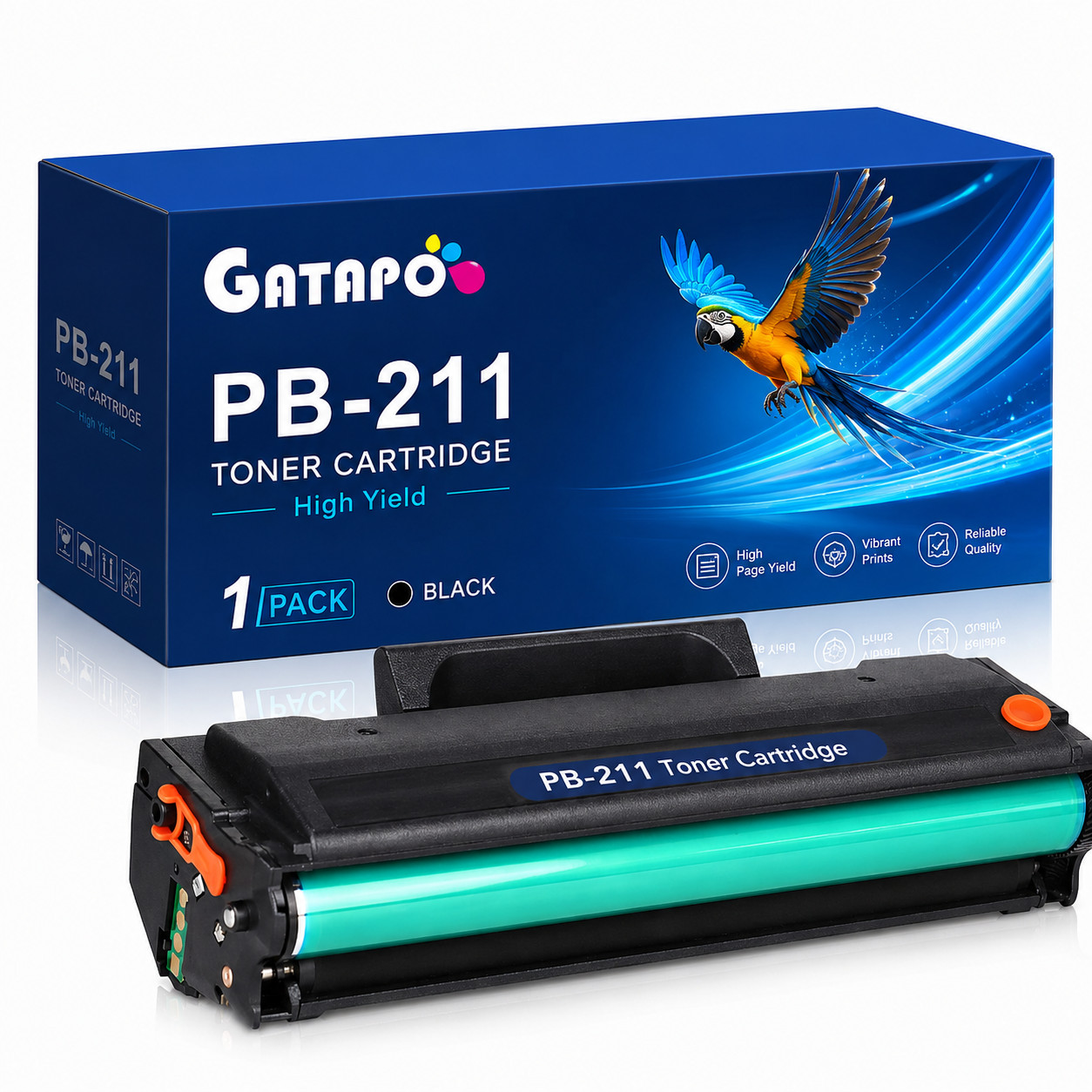 PB-211 Toner Replacement for Pantum P2500W M6550NW M6600NW (Black, 1-Pack)