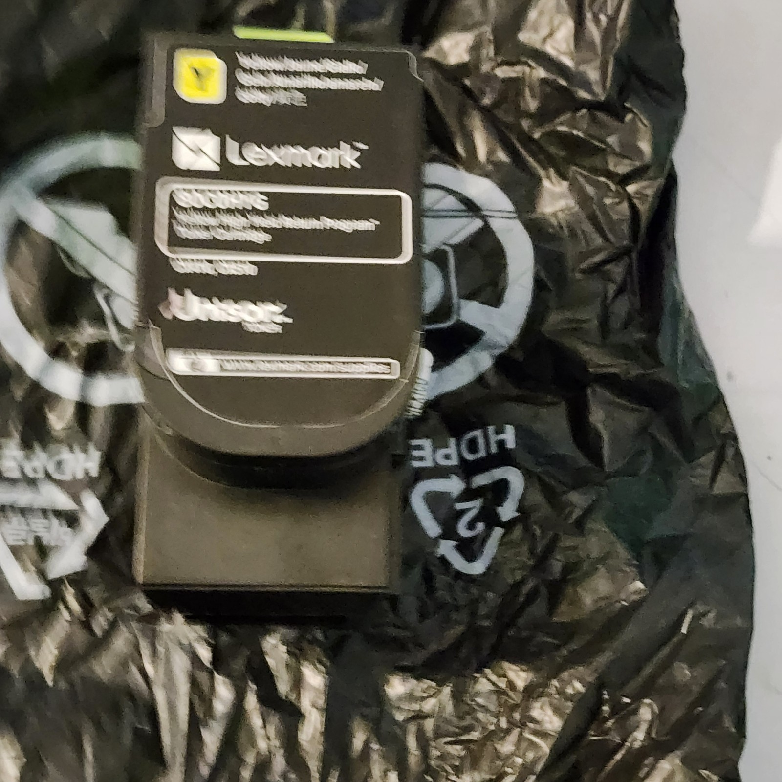 Lexmark 80C0HYG Yellow Hi Yield Toner Cartridge Genuine New No Box Weighs Full