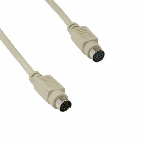 Kentek 6' Mini DIN8 8 Pin Male to Female 28 AWG for Game Pad Mac Extension Cable