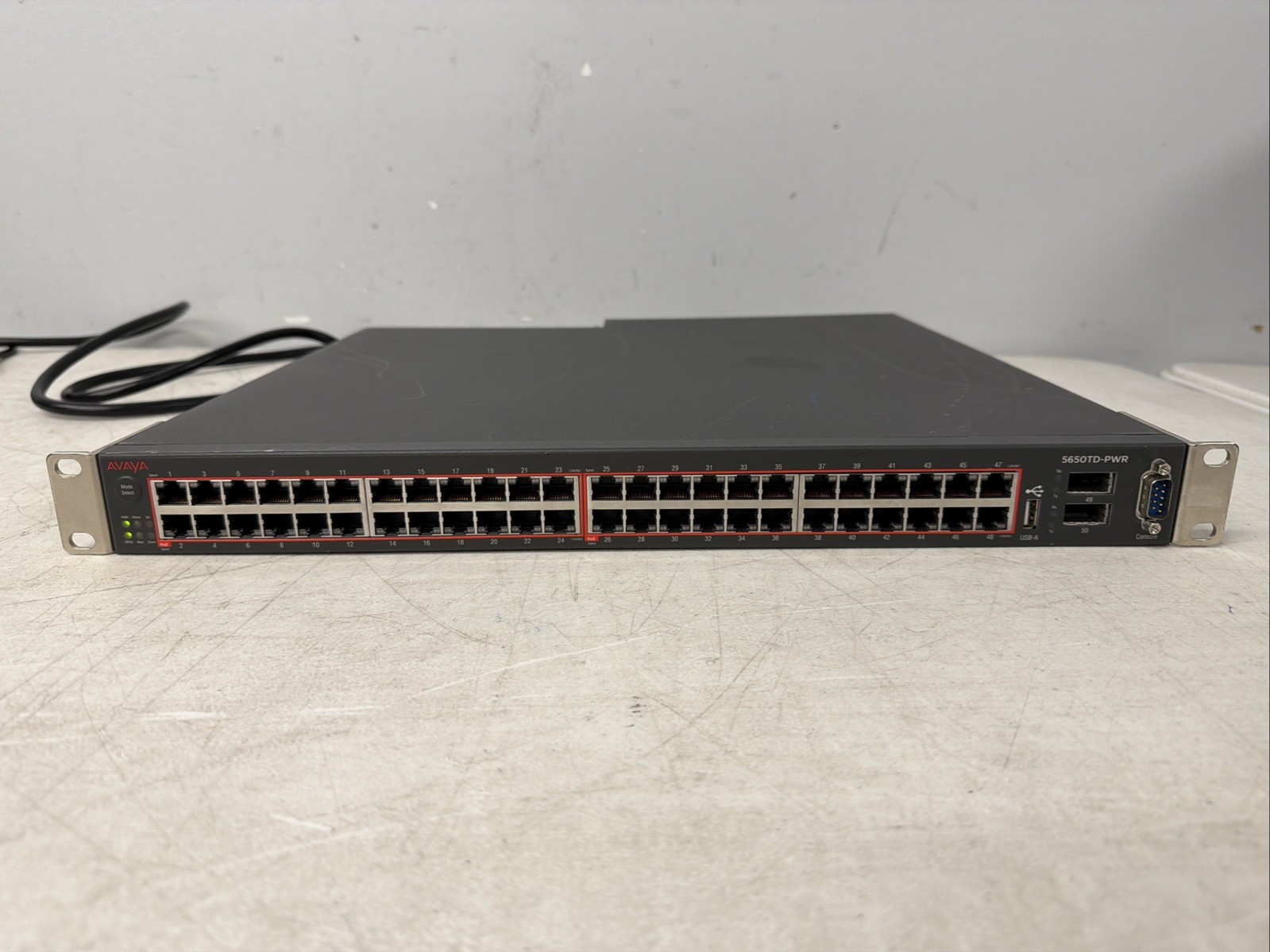 Avaya 5650TD-PWR 48-Port POE Gigabit Ethernet Switch 2x-XFP - NO Power Cord