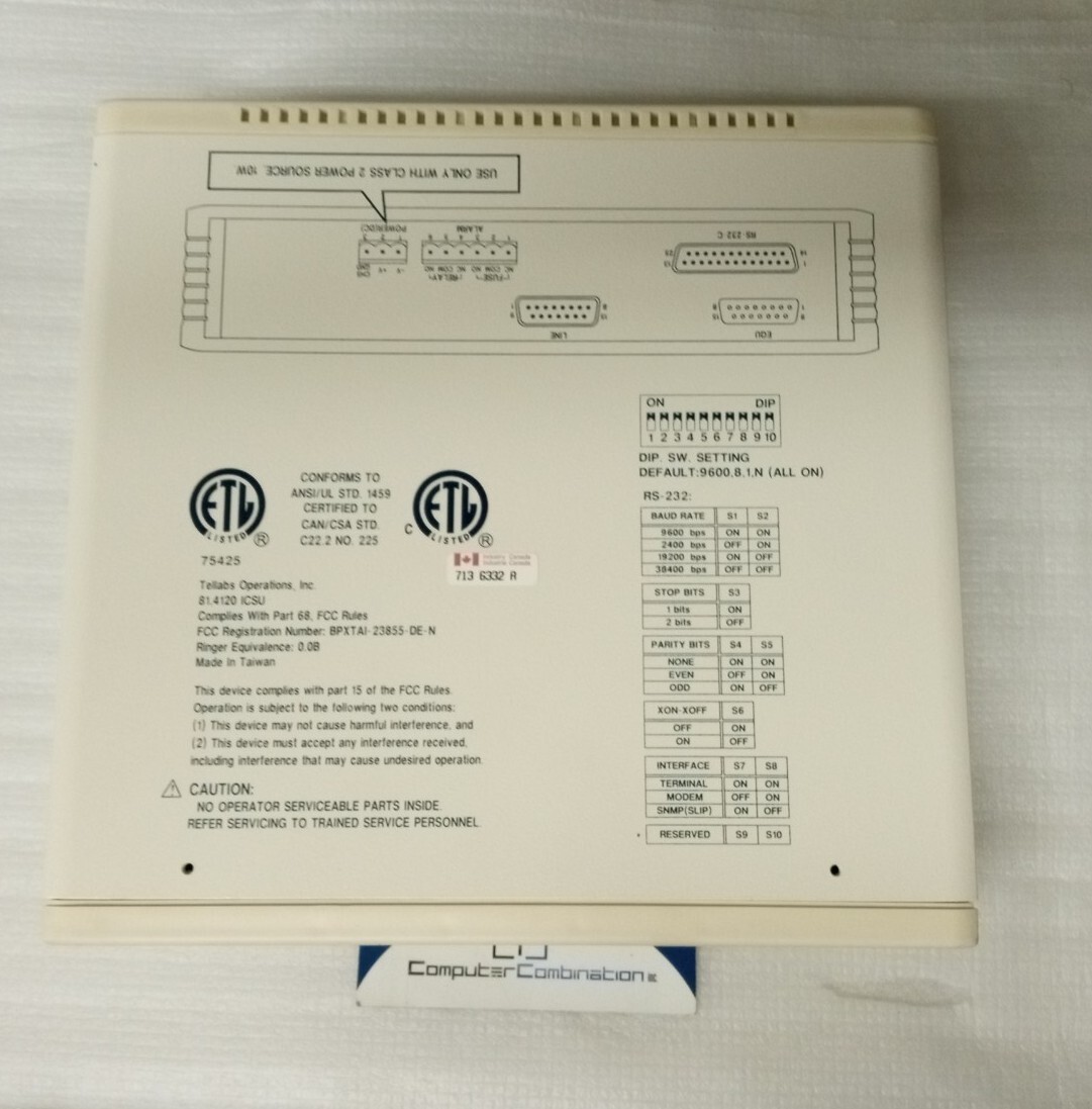 Tellabs 81.4120 /4120 / Inteligent Channel Service Unit , New Open Box +Manual 