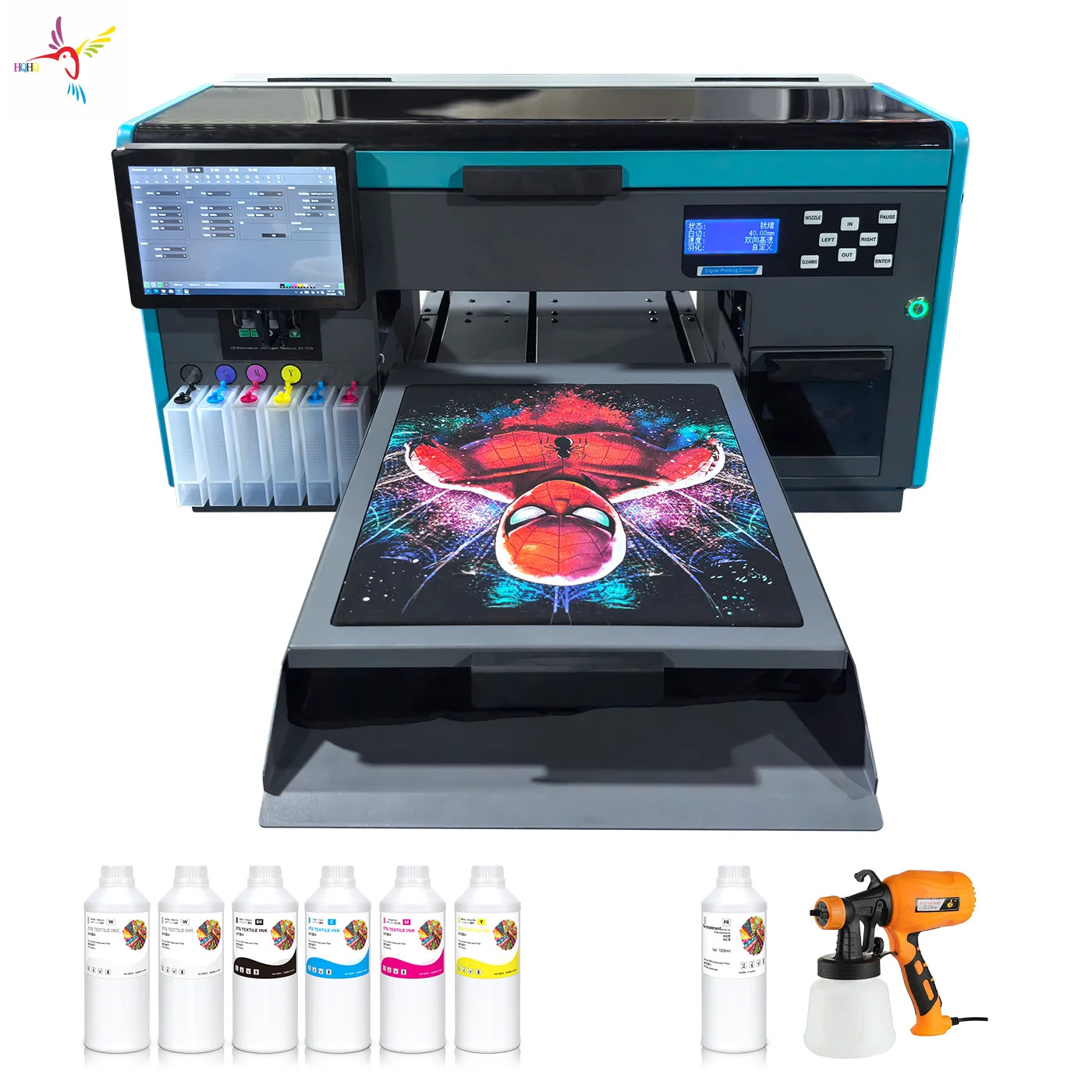 A3+ DTG Printer 4720 printhead for T Shirt Hoodie and Clothes Come Included