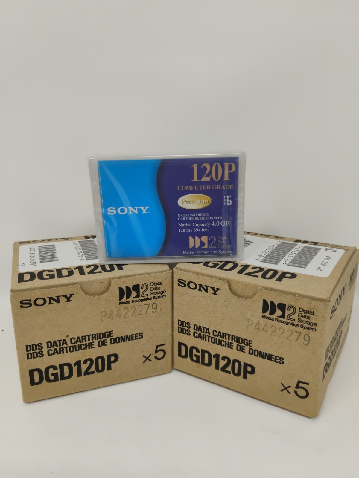Sony DGD120P DDS Data Cartridge Lot 10 New Sealed 4GB 120m DAT Backup Tape