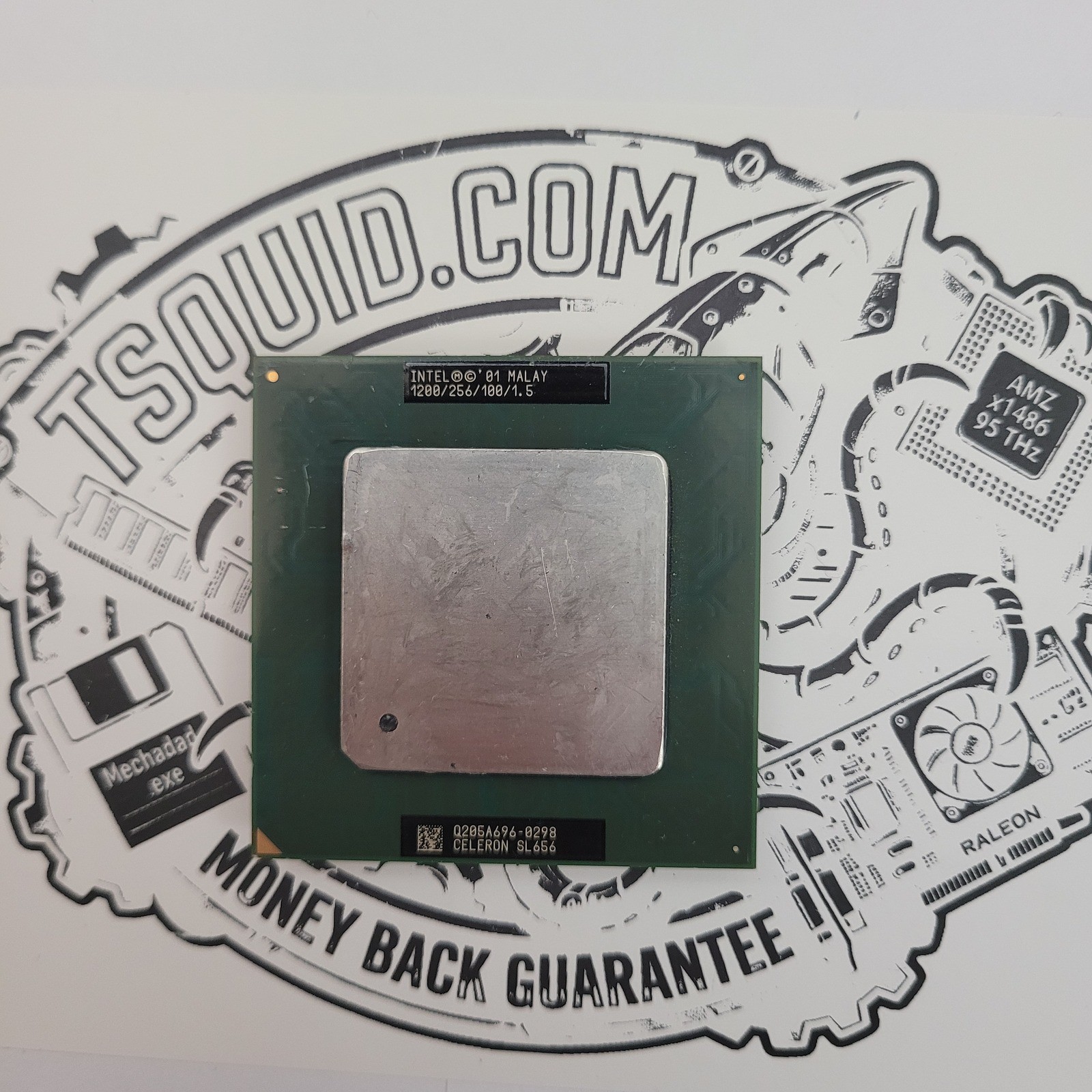 Intel Celeron 1.2GHz CPU SL656 Socket 370 256K 100 1.5V Tualatin Processor