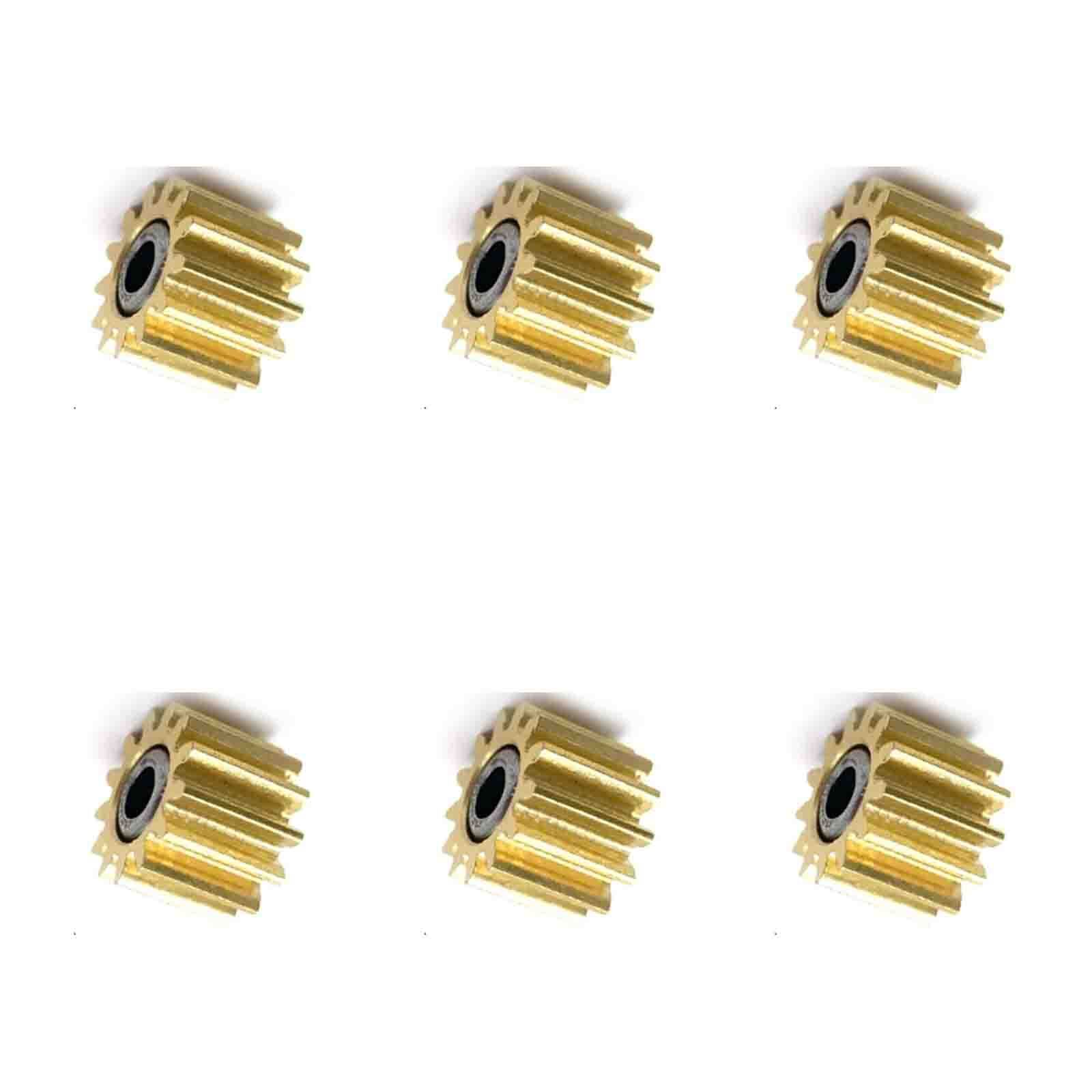 6pcs T130 T730 Cutter Copper Gear CQ890-67091 Fits For HP DesignJet T525 T830