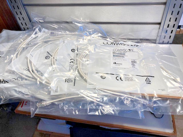 Lot of 10 New NOS Commscope CO1 Cat 5e CAT5e UTP CM White 7ft Cable CO155D2 SKUW