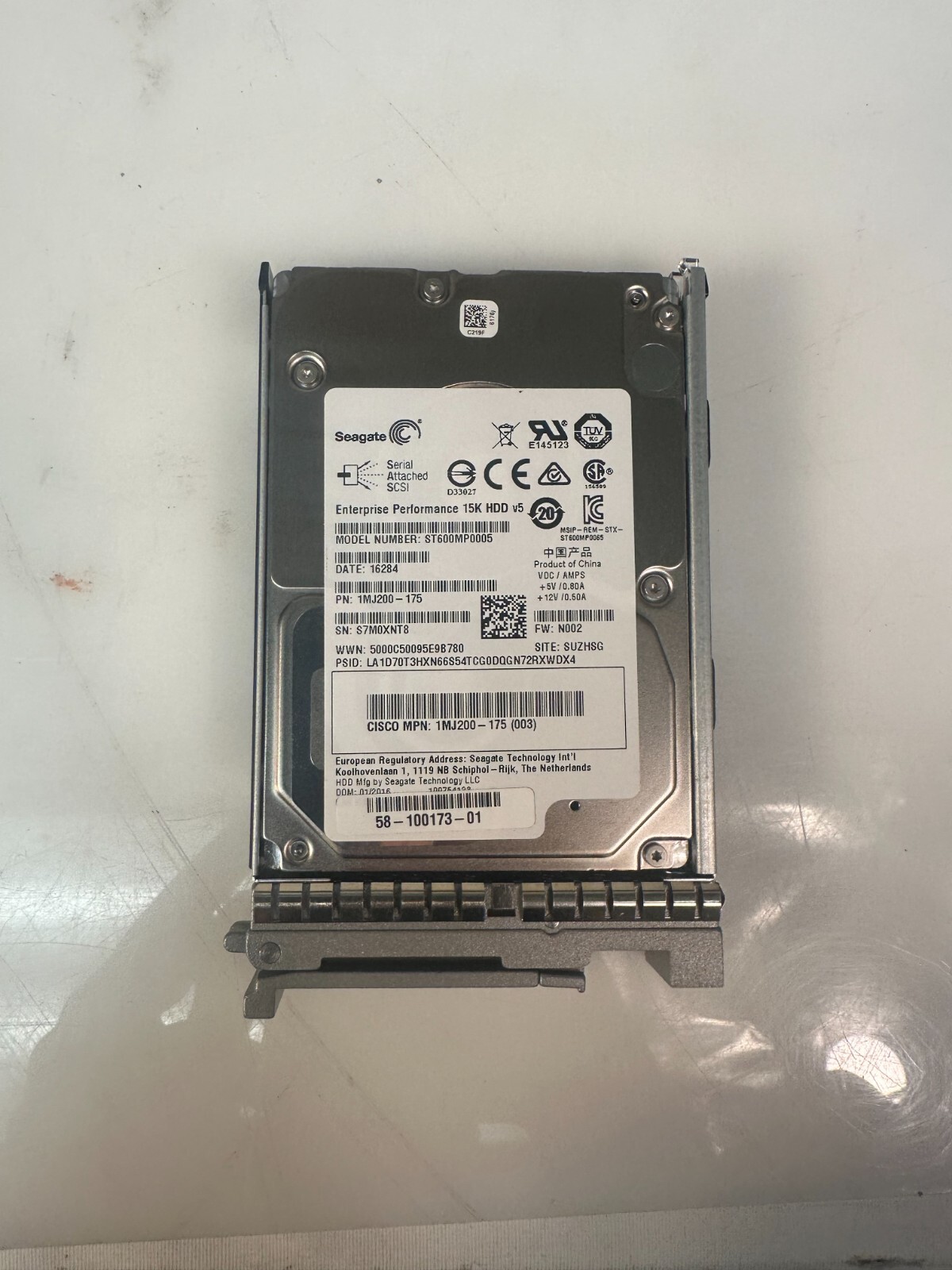 Cisco UCS-HD600G15K12G 600GB 12G SAS 15K RPM SFF HDD