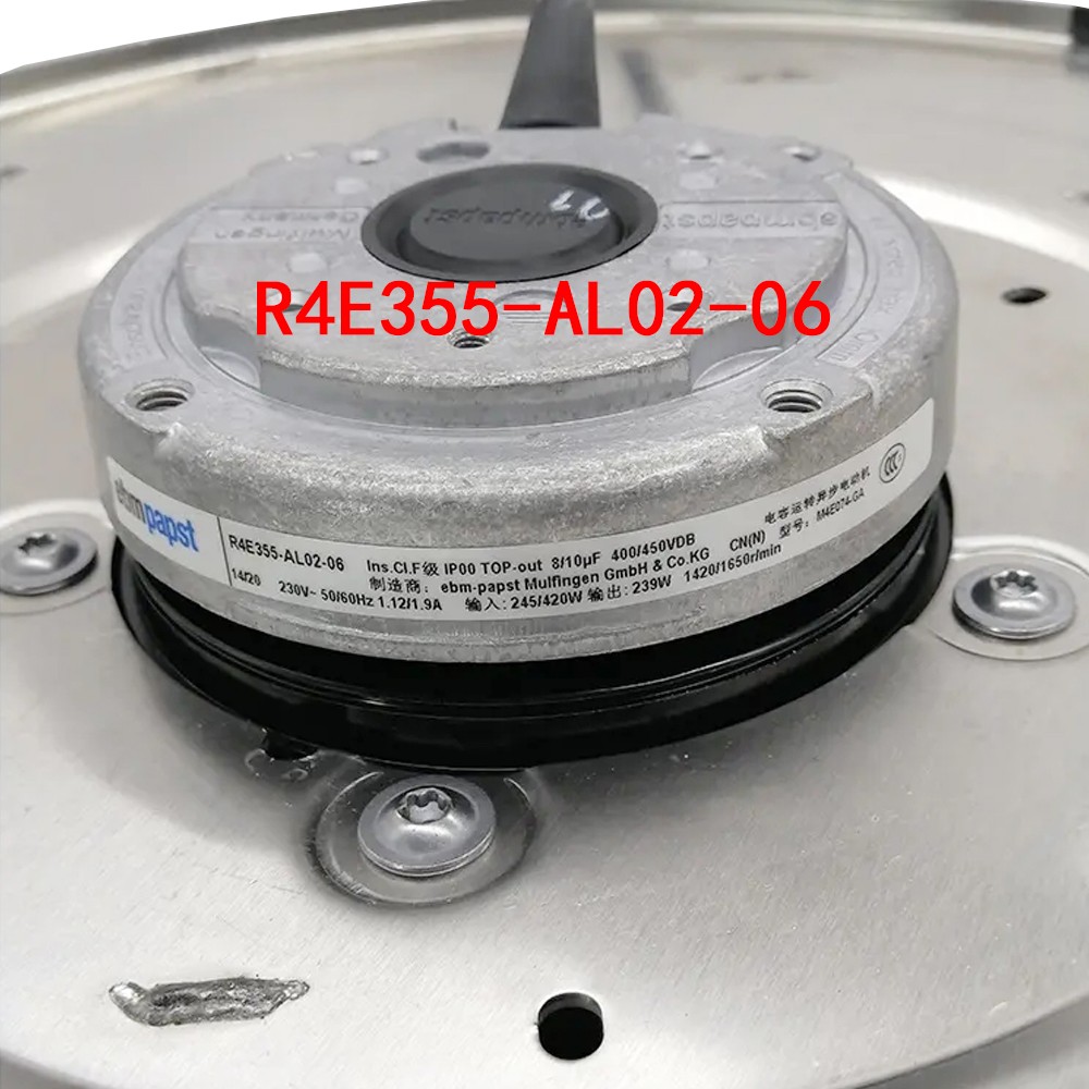 New sealed Centrifugal Fan 230V R4E355-AL02-06 245/420W φ355mm Ebmpaps radiator