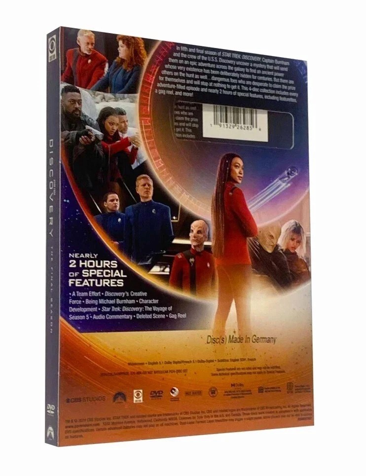 The Collection Season 5 DVD, Star Trek Discovery 4-Disc,Box set New