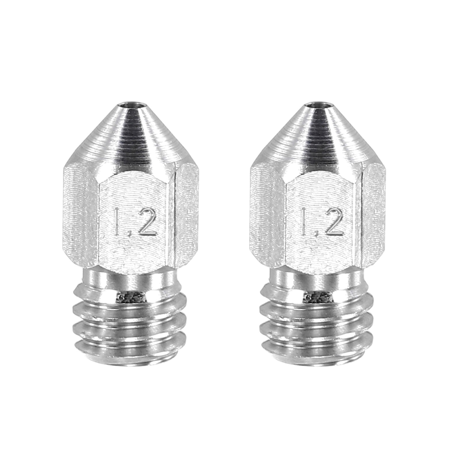 MK8 Nozzles 1.2mm 3D Printer Extruder Nozzle for 1.75mm Filament Pack of 2