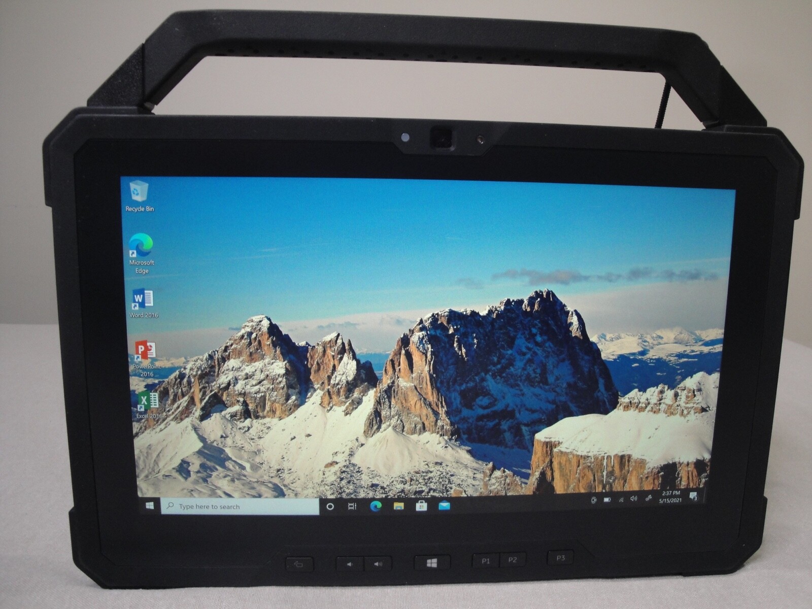 Lot of 5 Dell LATITUDE 7212 RUGGED Extreme I5 256GB 8GB Two batteries Handle