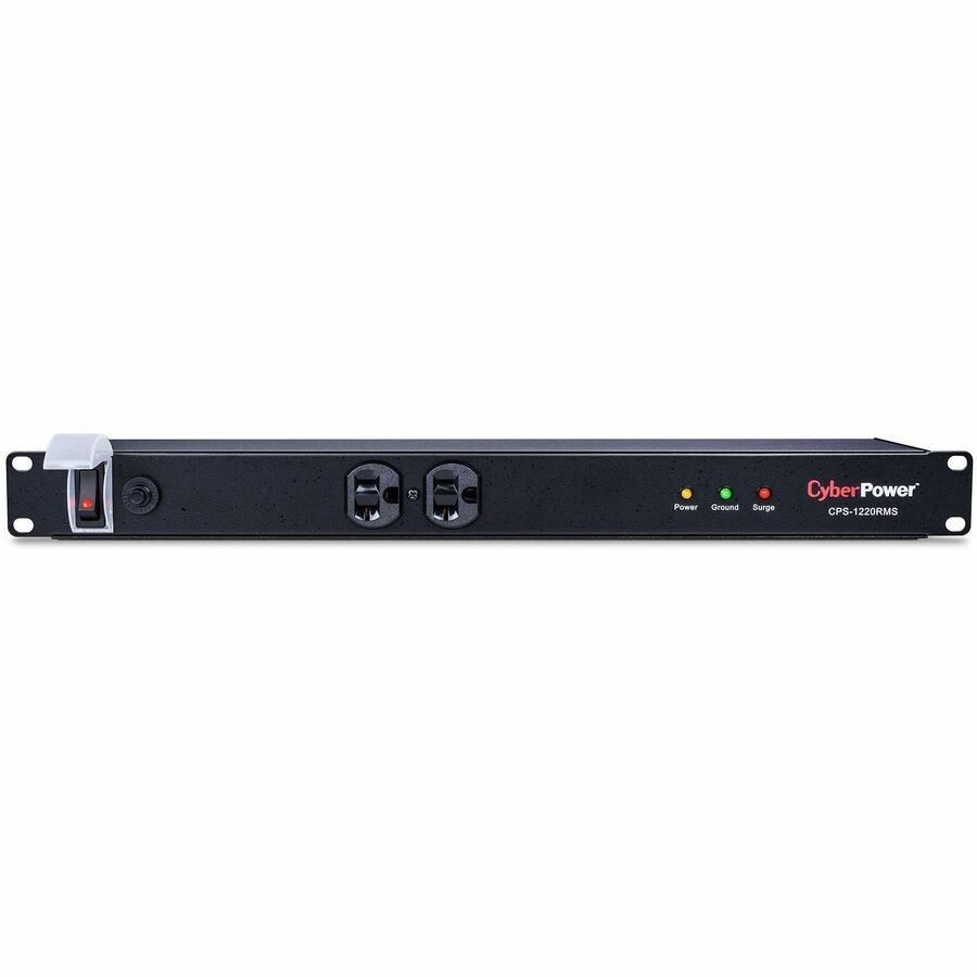 CyberPower CPS1220RMS 1U Rackmount Rackbar 20A 12-Outlet Surge Protector, 1800J