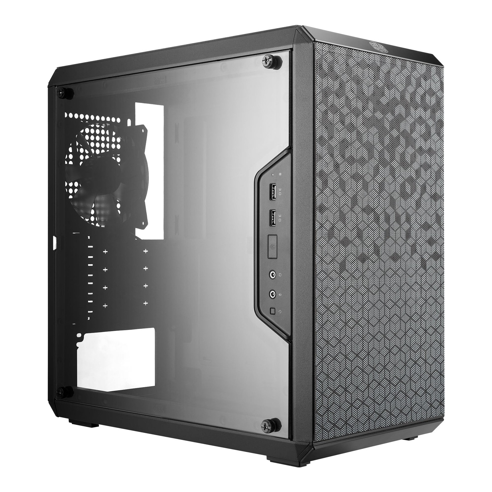 MasterBox Q300L Micro-ATX PC Case Compact mATX Magnetic Dust Filters 1 x 120mm