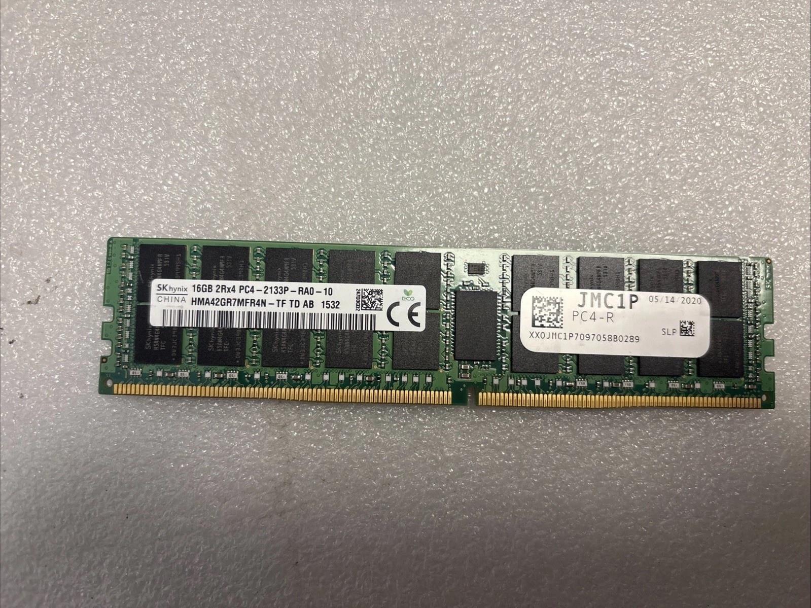 SK Hynix HMA42GR7MFR4N-TF TD 16GB 2Rx8 PC4-2133p DDR4 ECC Server RAM 1532 1527