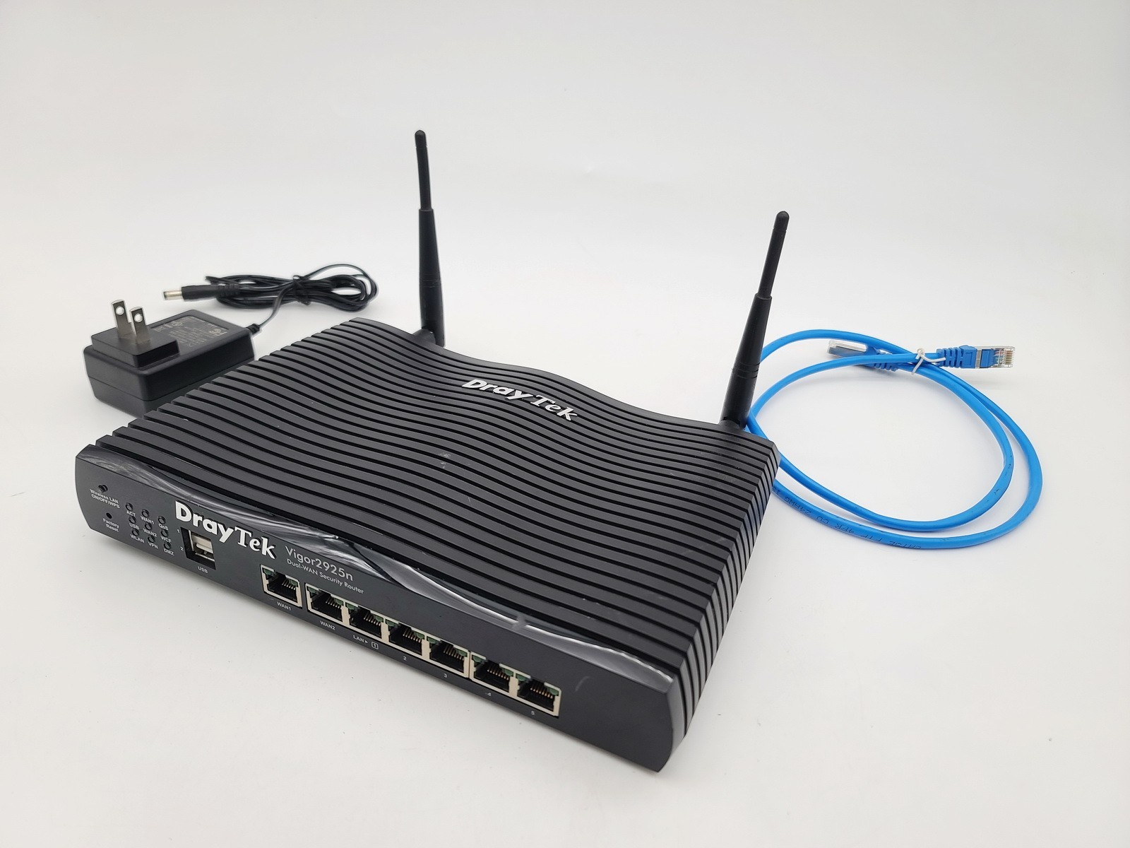 DRAYTEK VIGOR2925N DUAL-WAN GIGABIT FIREWALL VPN SECURITY ROUTER W ADAPTER