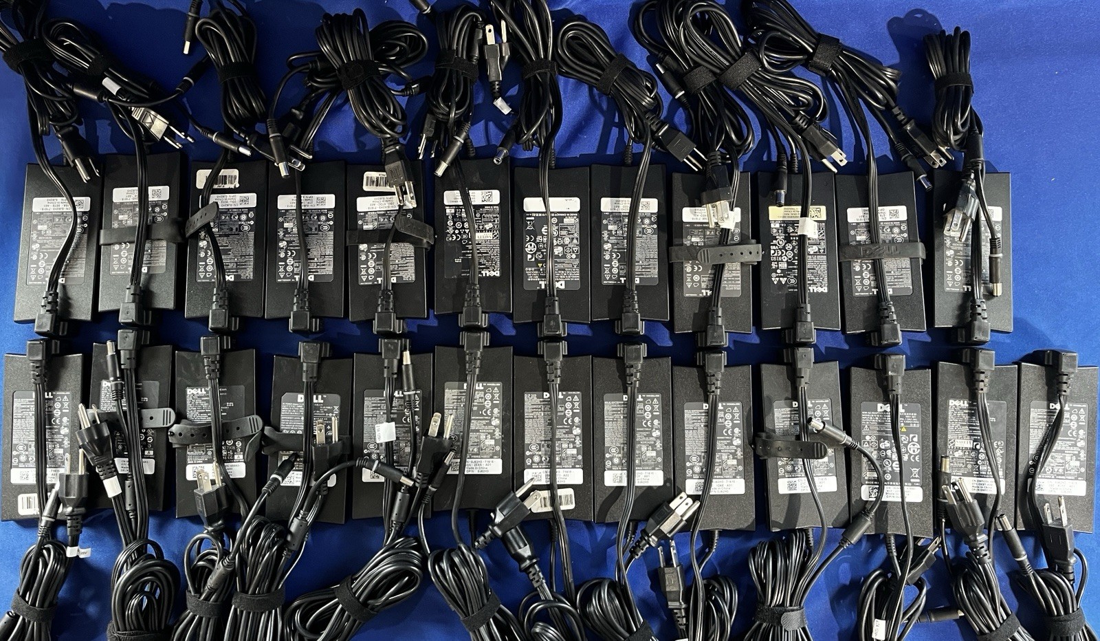 Genuine Dell 90W AC Adapter Laptop Charger 7.4mm Big Tip Large Barrel- Lot of 25