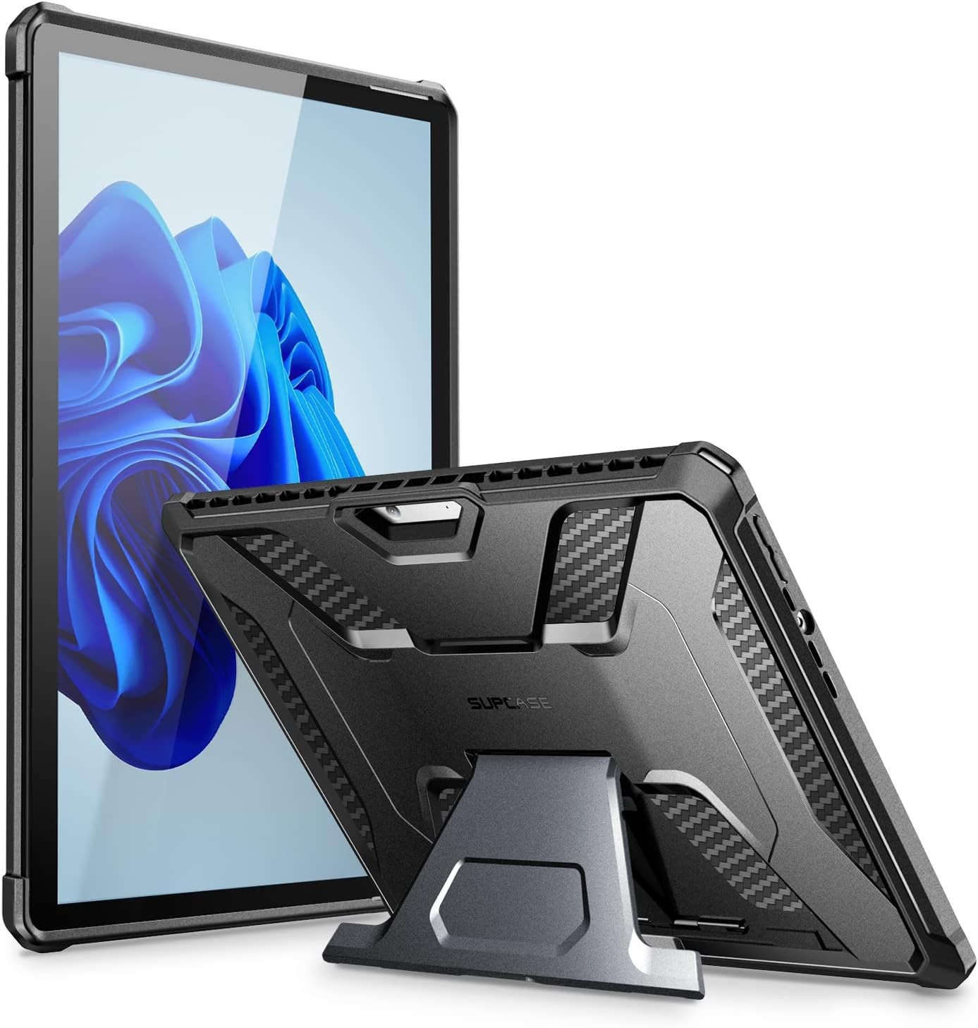 Case for Microsoft Surface Pro 8 13 Inch 2021, Heavy Duty Rugged Cover with Kick