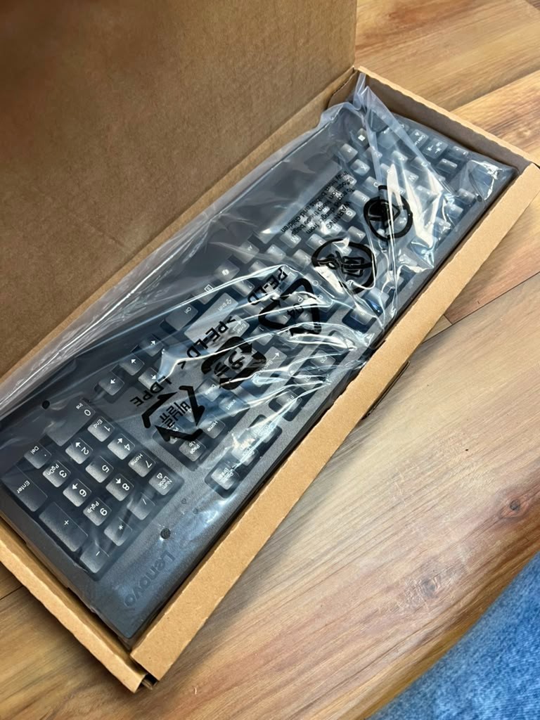 Lenovo Calliope USB Keyboard Black Full-Size Wired Keyboard