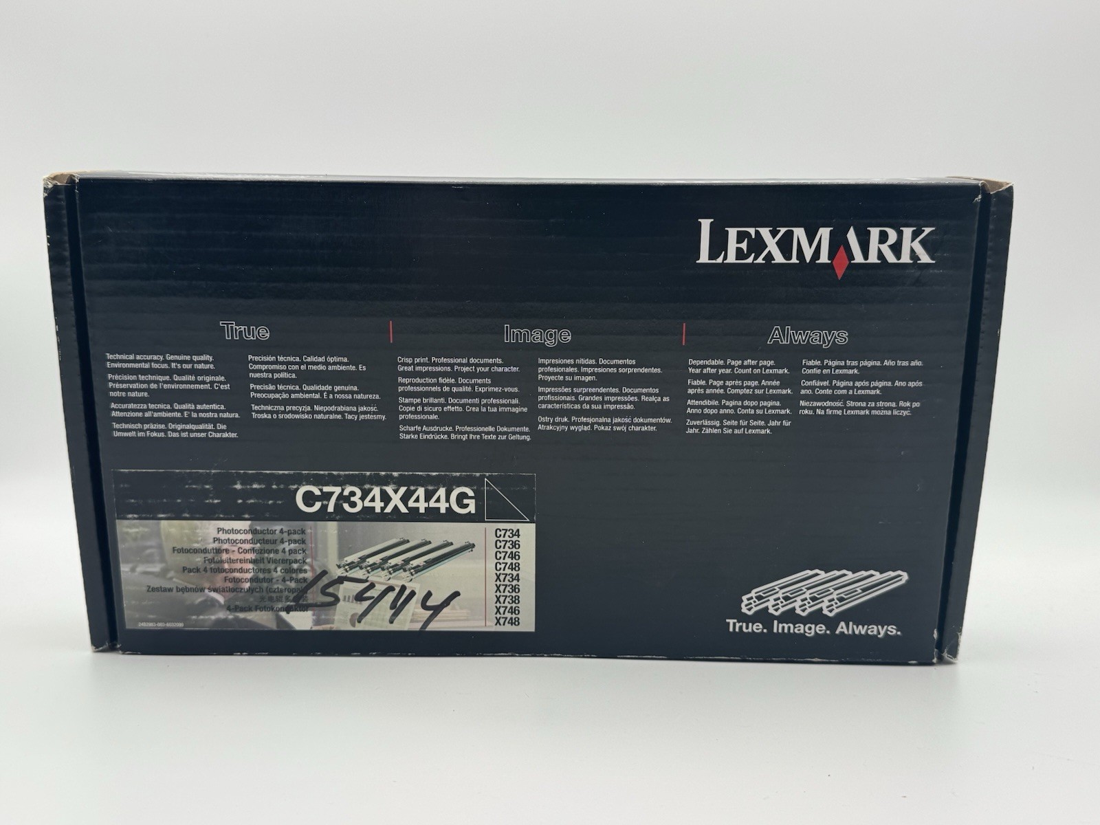 Lexmark C734X44G 4-Pack Photoconductor Kit (Lot of 4) - New in Box