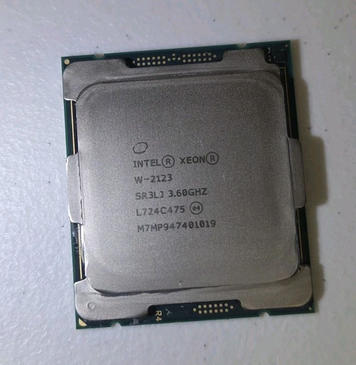 Intel Xeon W-2123 W-Series 3.6GHz 8.25MB 0GT/s SR3LG LGA2066 CPU