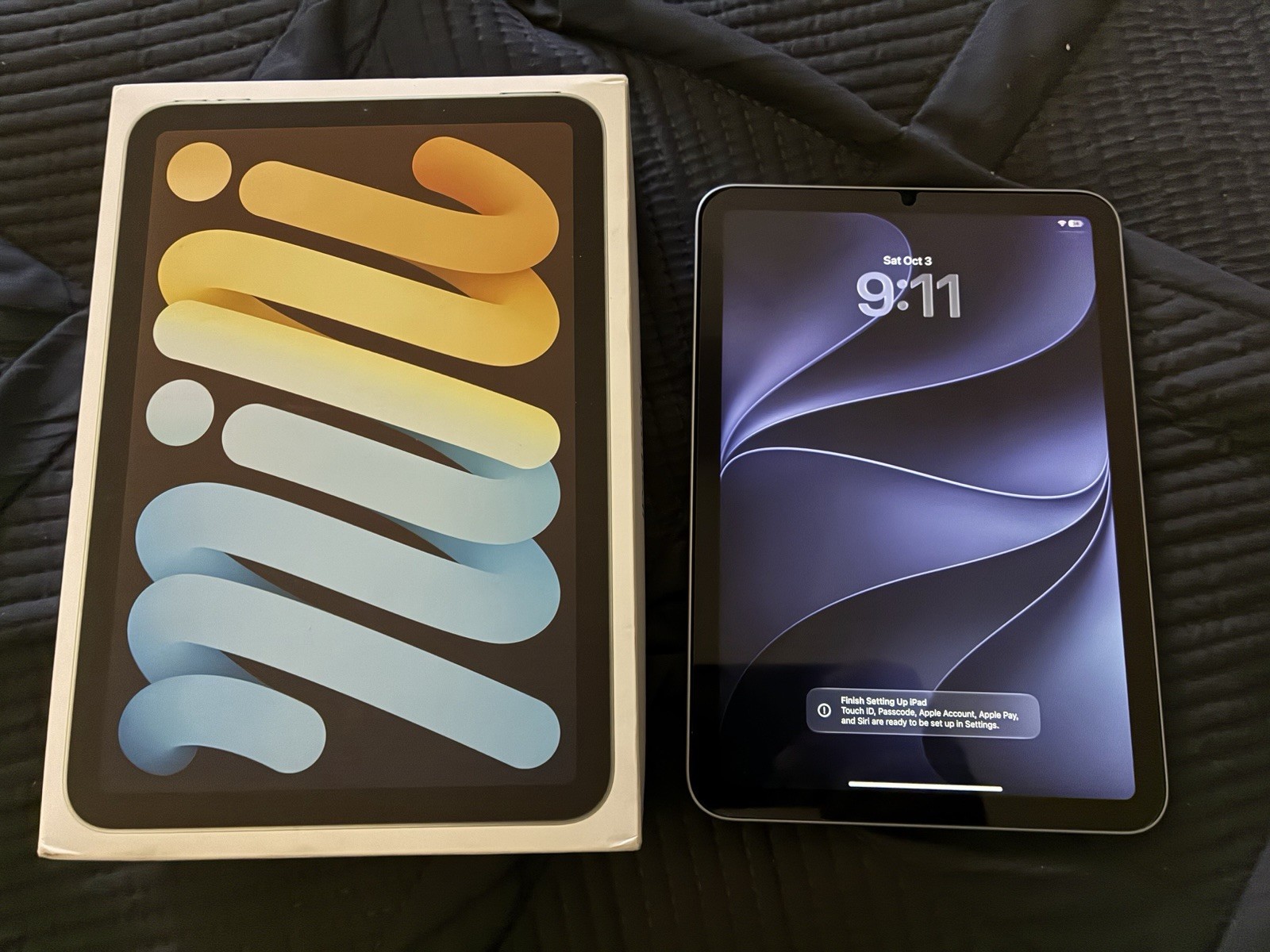 iPad Mini 7th Generation A17 Pro Blue 128GB 100% Battery Health