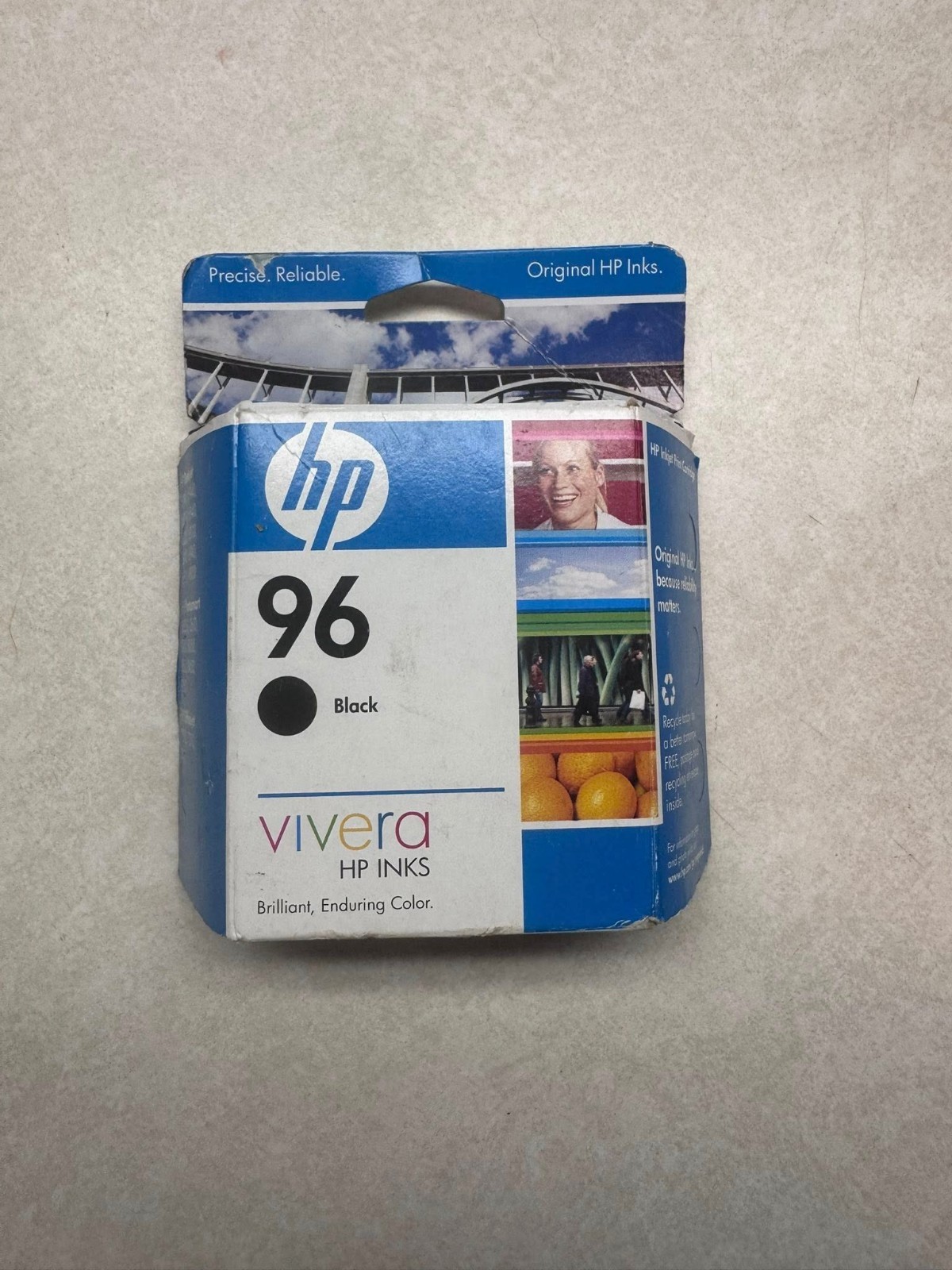 Genuine HP 96 Black Ink Cartridge C8767WN FACTORY SEALED Expired JUL 2008