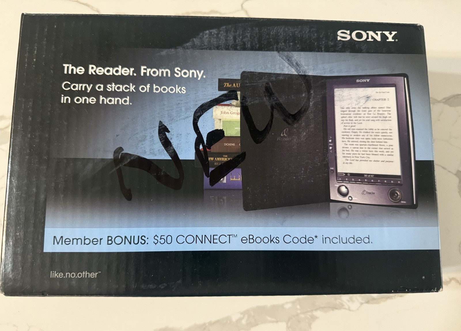 SONY PRS-500 PORTABLE READER SYSTEM NEW SEALED BOX