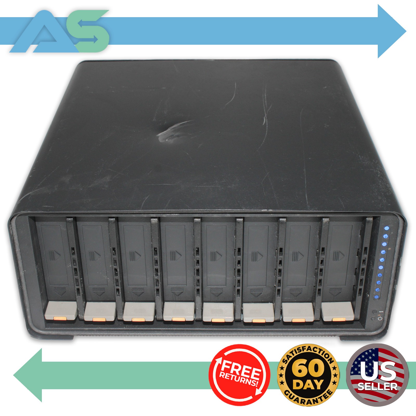 Data Robotics Drobo B800i 8-Bay iSCSI SAN Storage Array Enclosure Only DR-B800I