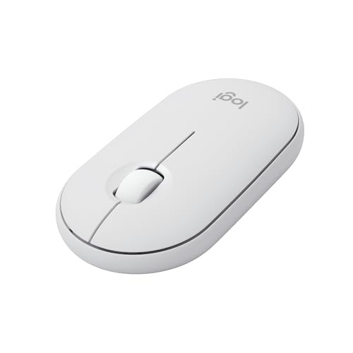 Logitech Wireless Mouse PEBBLE MOUSE2 M350sOW Thin Bluetooth Logi Bolt Off white