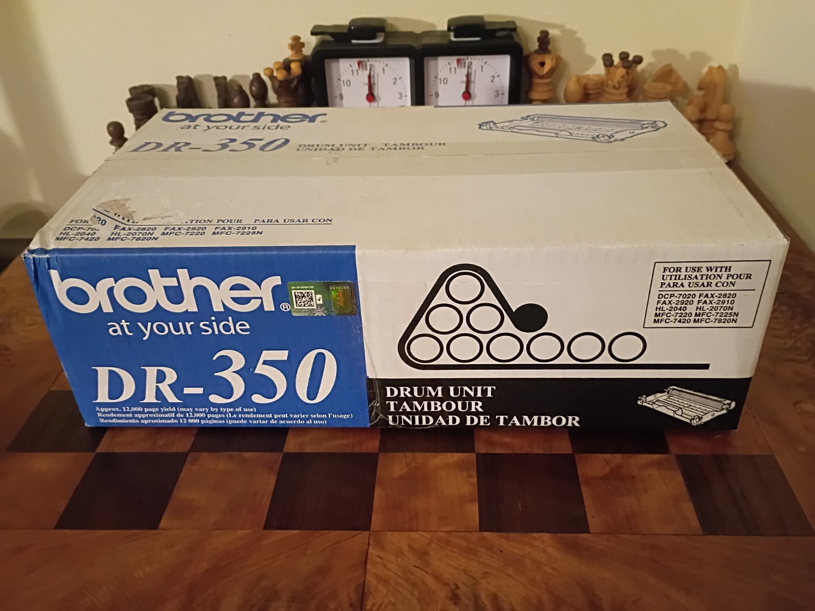 Genuine Brother DR-350 DR350 OEM Drum Unit 12,000 Page Yield- NEW