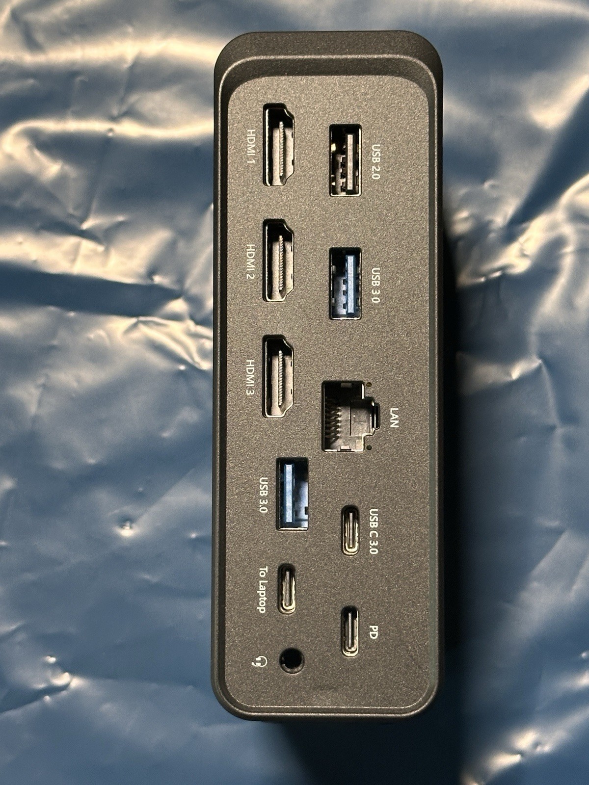 TobenONE 18 in 1 Laptop Docking Station 3 Monitors,Triple 4K HDMI