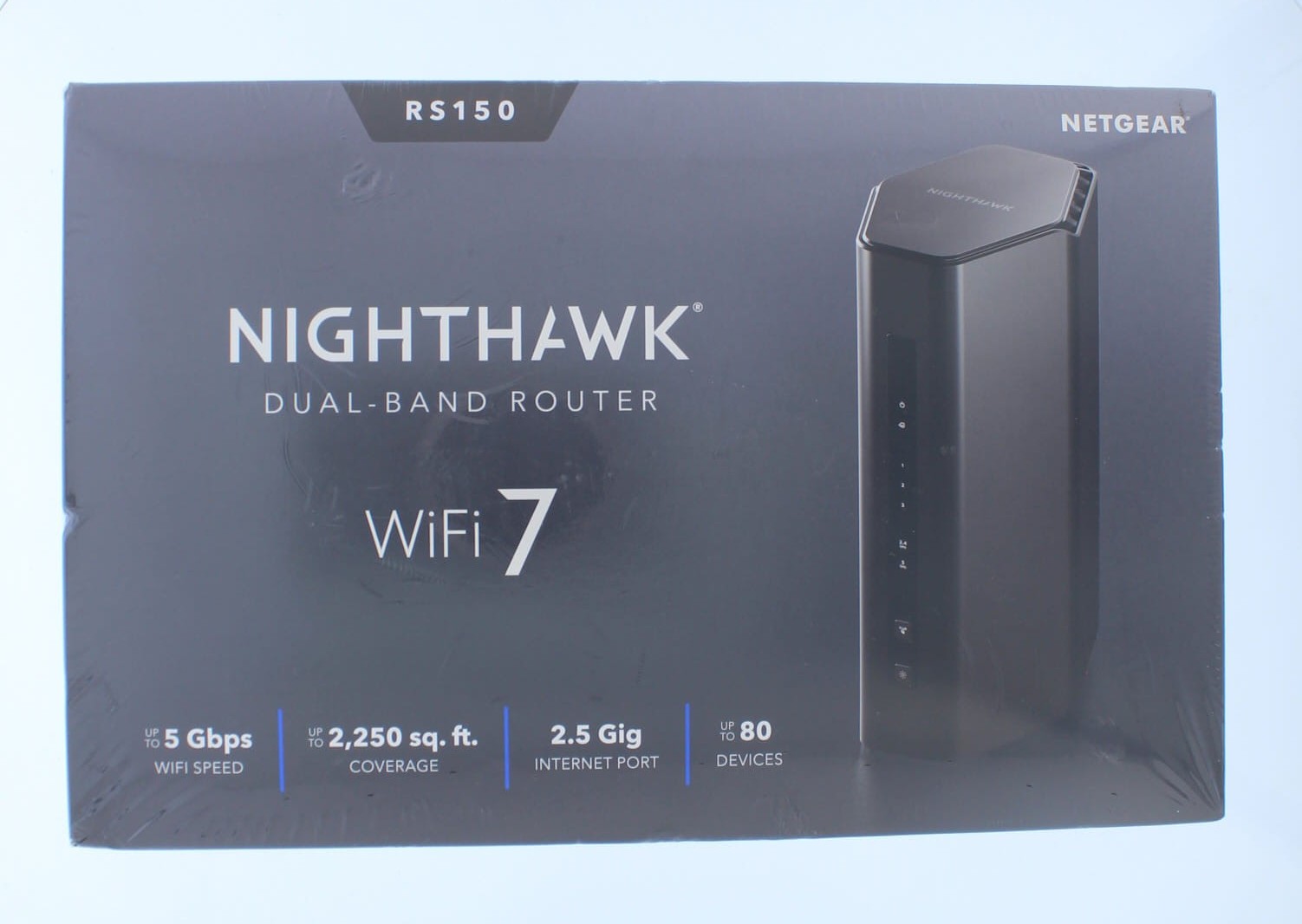 Netgear NightHawk RS150 Dual-Band Router Wi-FI 7 (Black)