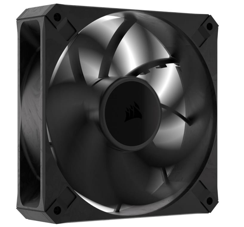 CORSAIR RS120 MAX 120mm PWM, High Static Pressure, Single Fan – Black