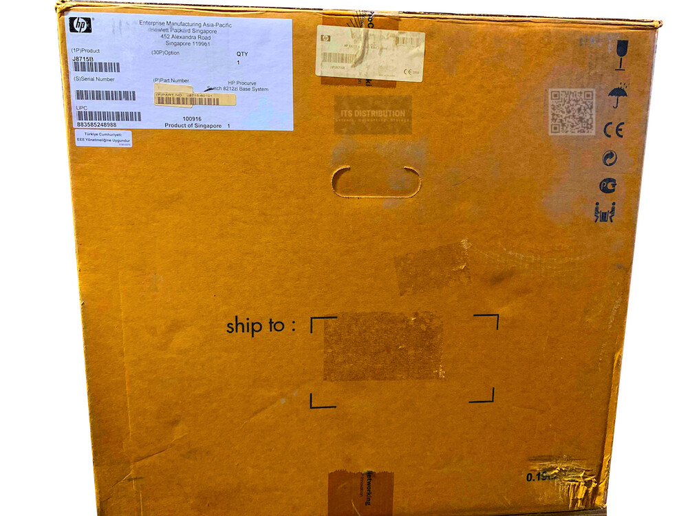 J8715B I Brand New HP ProCurve 8212zl Switch Chassis + J9092A J9093A J9095A Mods