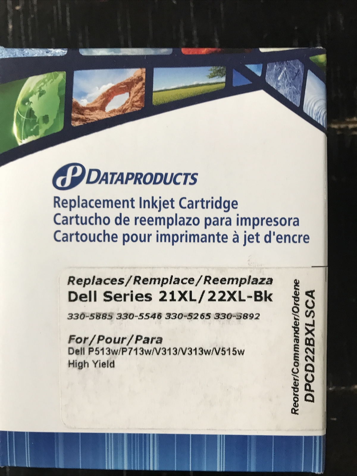 Dell Series 21XL/22XL-Bk Compatible Ink Cartridge - High Yield