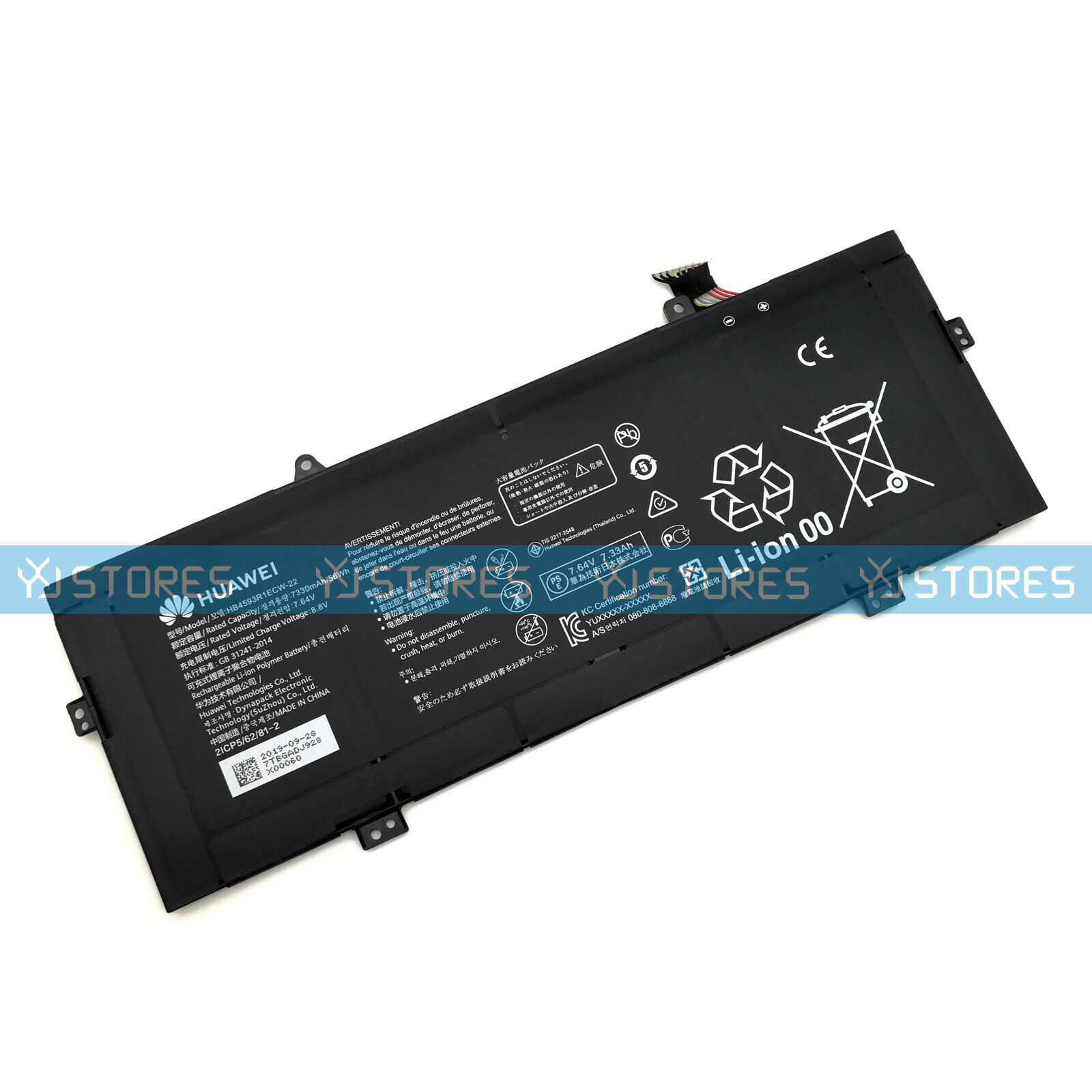 Genuine HB4593R1ECW-22A Battery for Huawei MateBook 14 X Pro 2020 2021 KLVL-WFH9