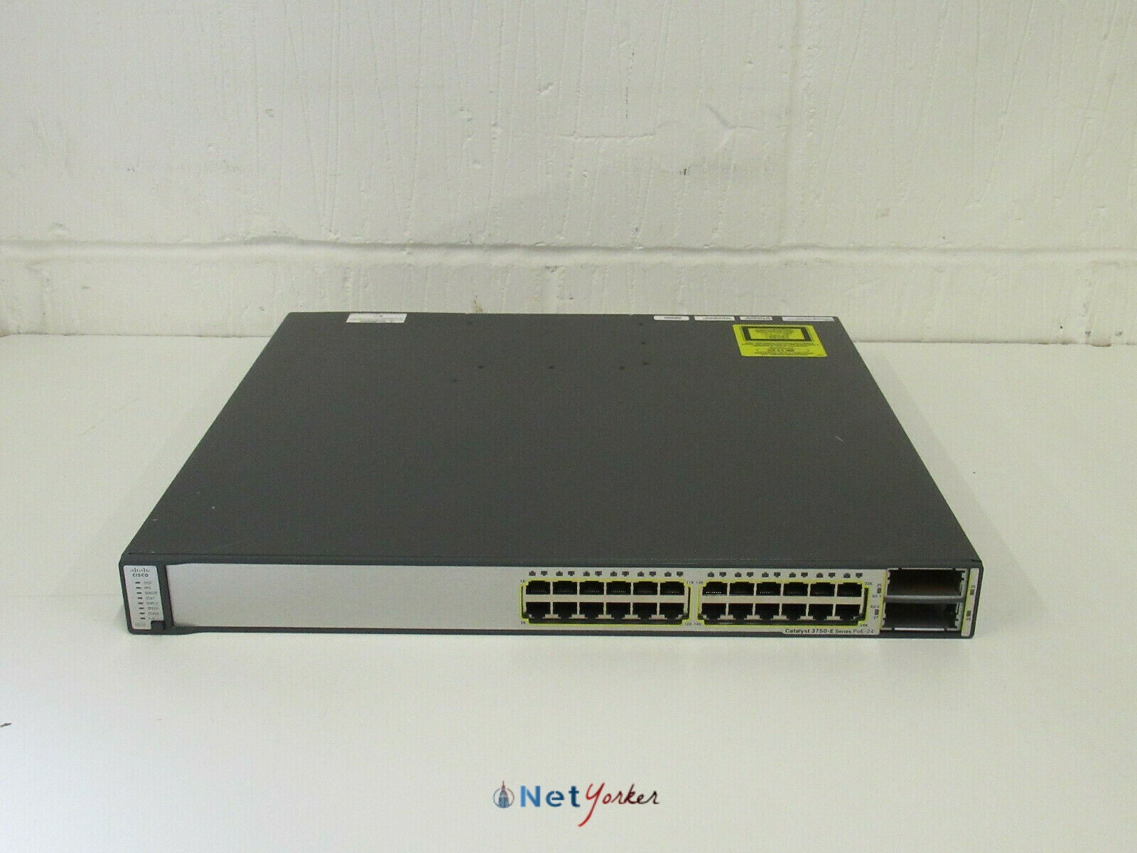 Cisco WS-C3750E-24PD-S 24 Port PoE Gigabit Network Switch - SAME DAY SHIPPING