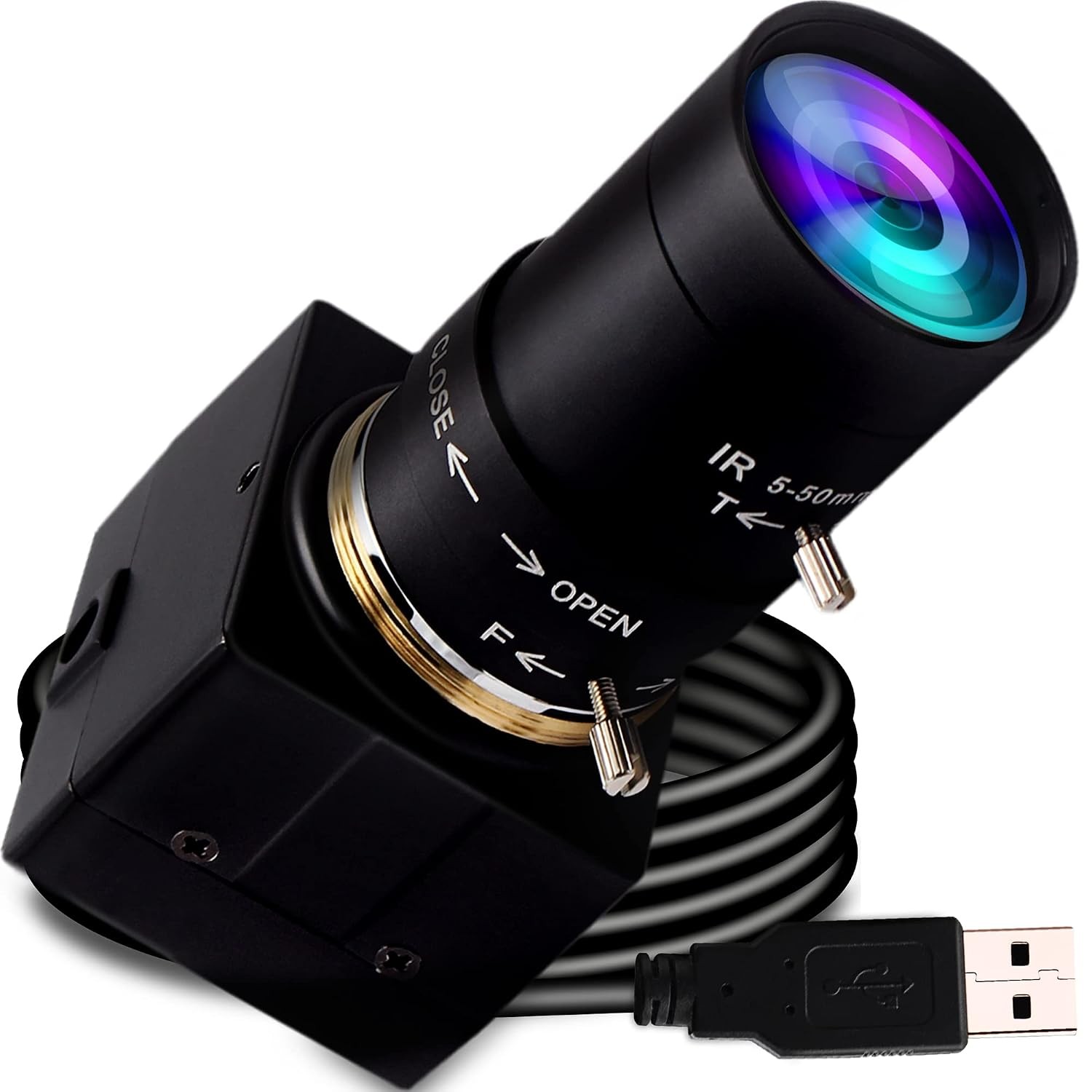 ELP 5-50mm Varifocal Lens 1080P USB Camera with H.264 High Definition Sony IMX32