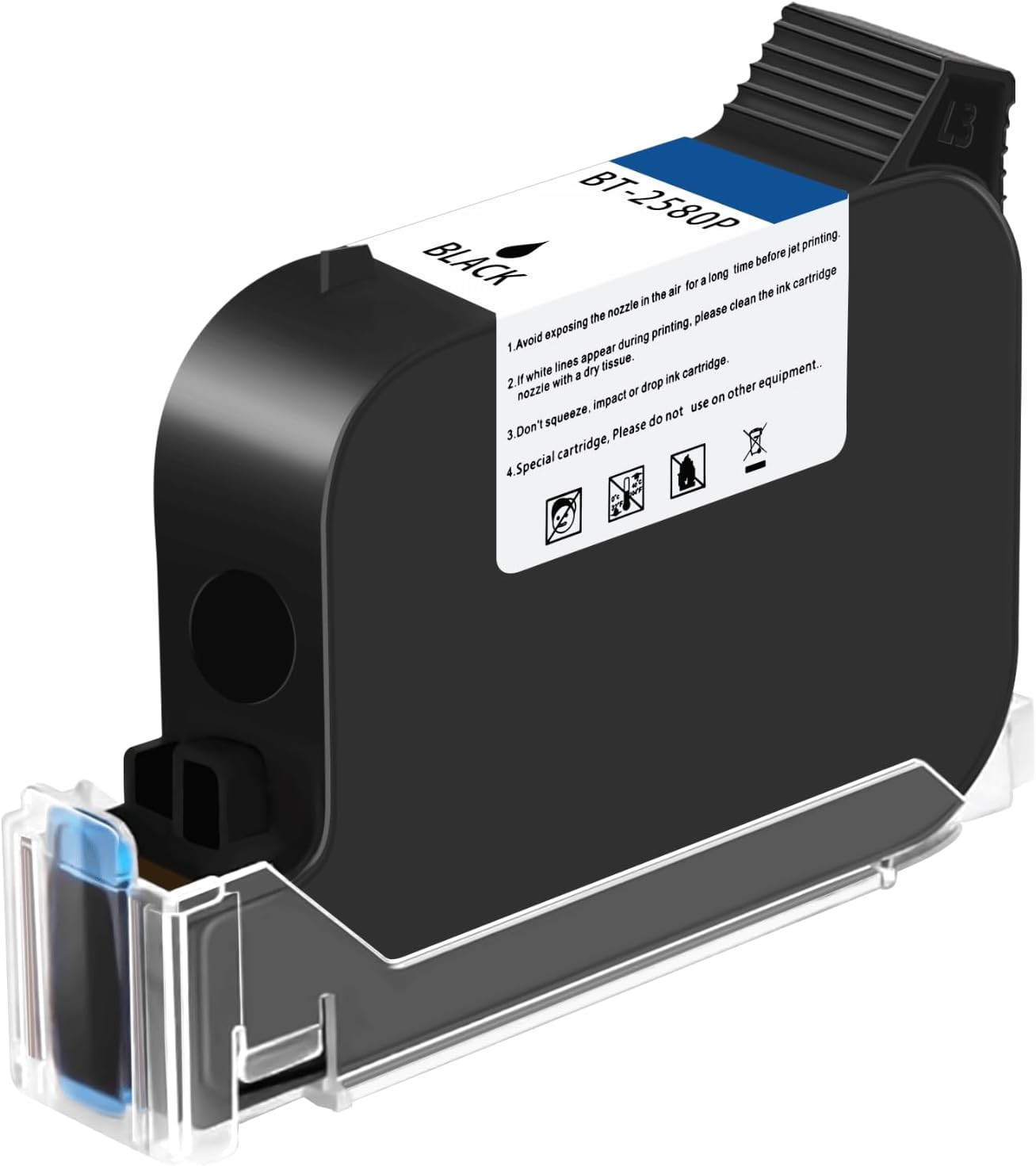 BT-2580P Original Solvent Fast Dry Ink Cartridge Replacement for Handheld Inkjet