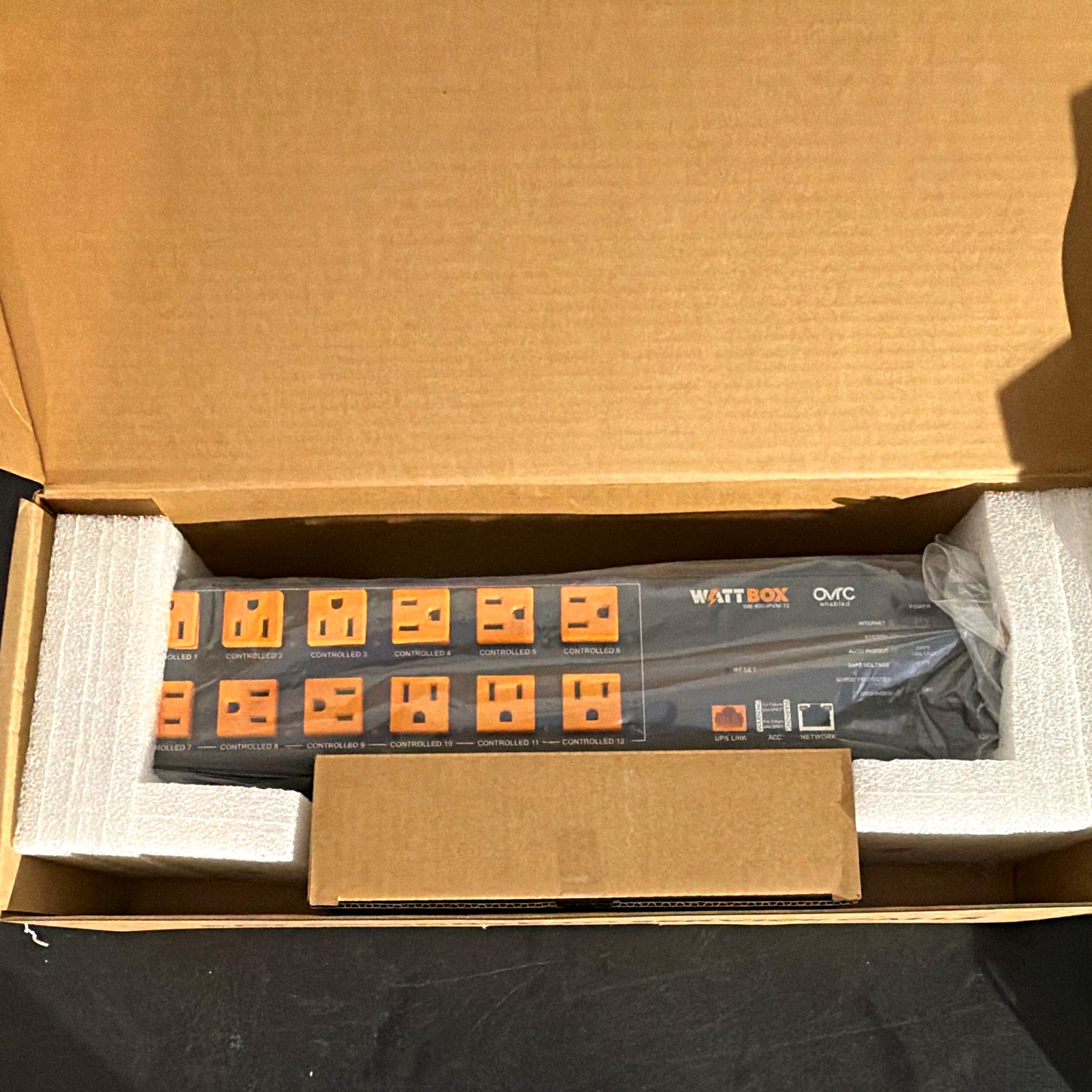 WattBox WB-800-IPVM-12 Rack Mount IP Power Conditioner, 12 Controlled, Surge