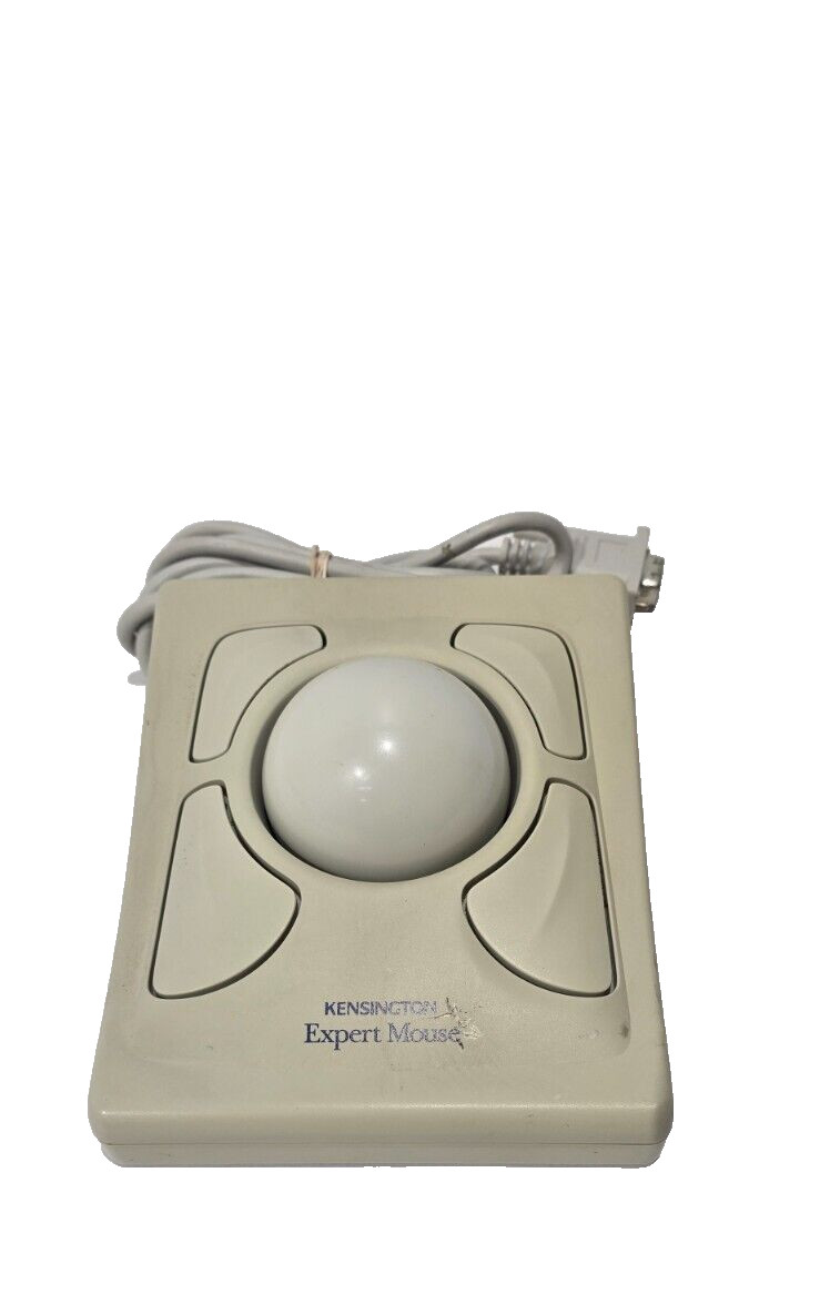 Kensington Expert Mouse Trackball Model #64215 Vintage FOR IBM