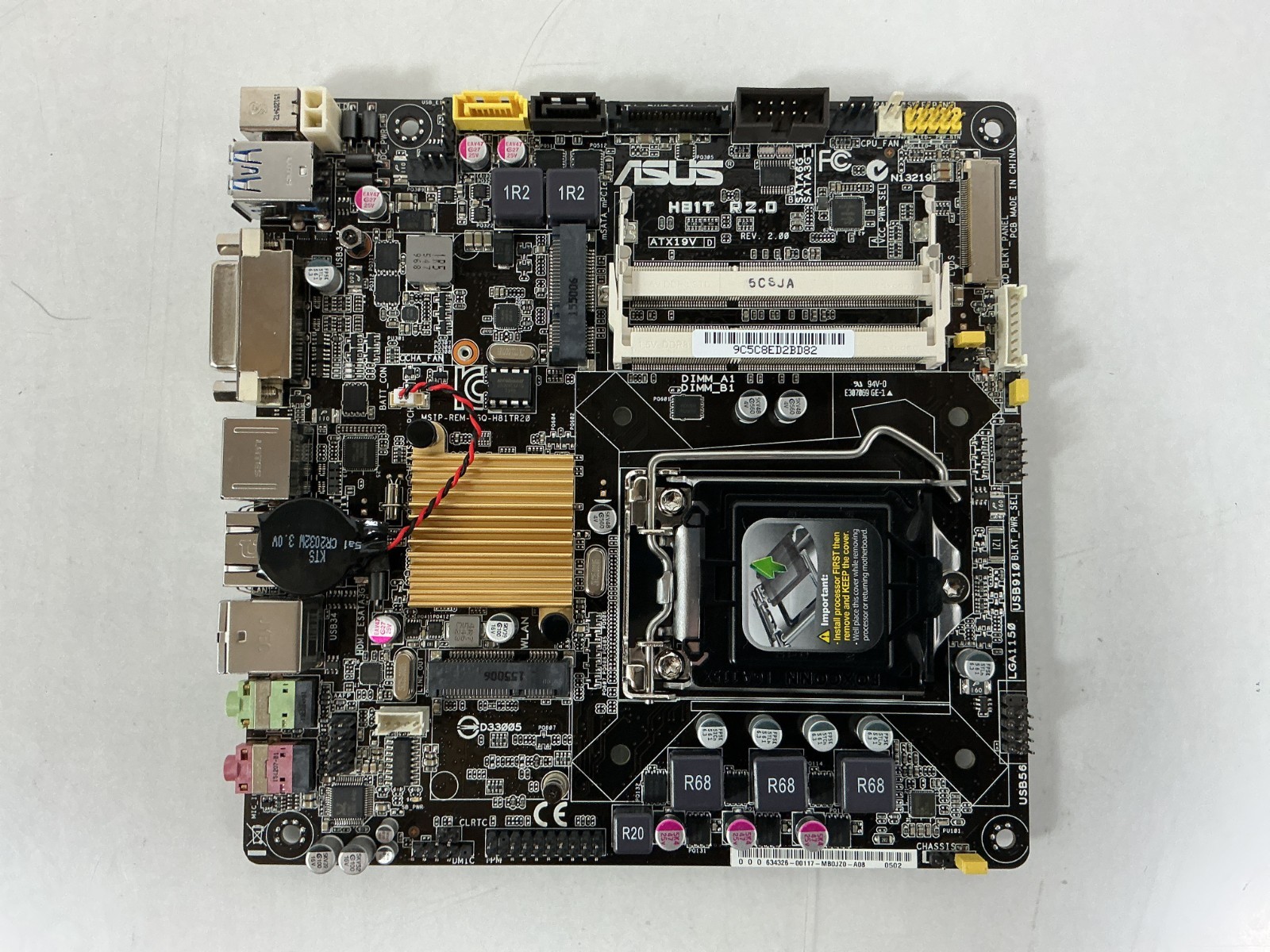 ASUS H81T/CSM R2.0 Thin Mini-ITX LGA 1150 DDR3 (H81T/CSM R2.0)