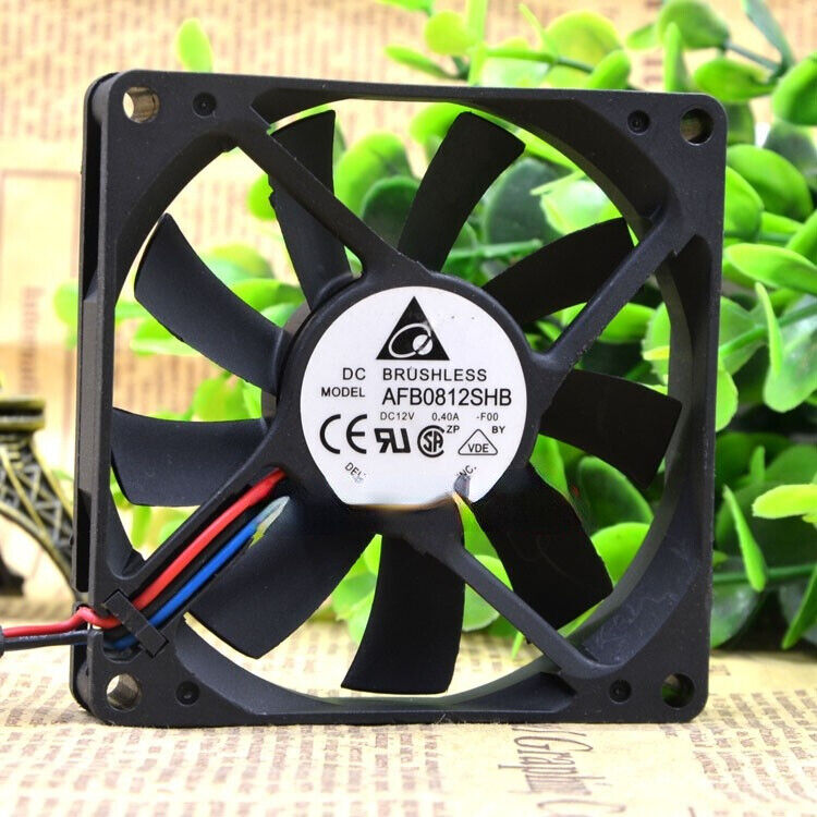 1pc Delta AFB0812SHB  12V 0.40A 8015 8CM 3-wire Cooling Fan