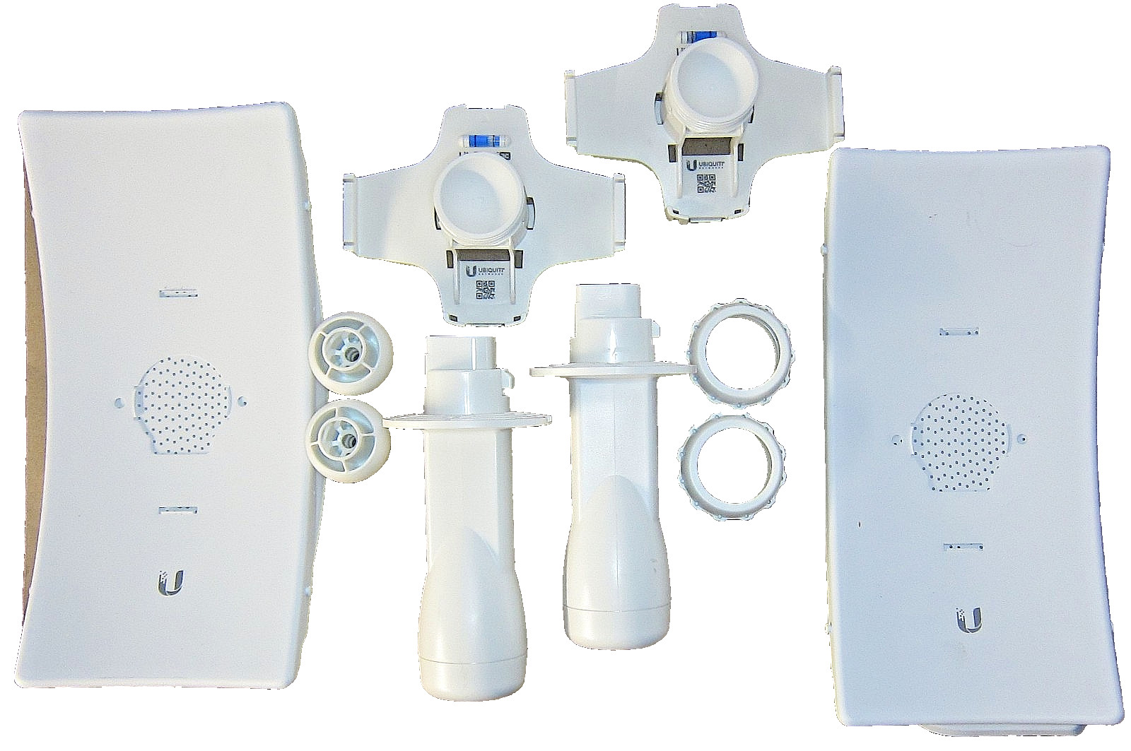 Lot of 2Pcs Ubiquiti Networks LiteBeam LBE-5AC-23 Antennas FW: WA.V8.7.25