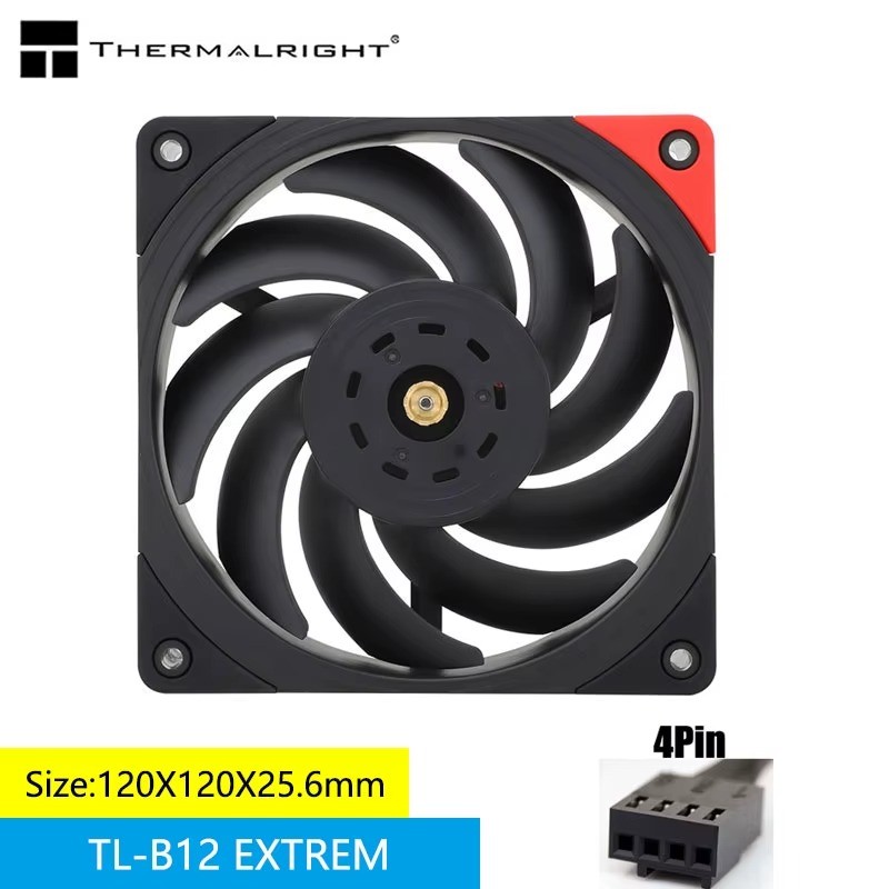 Thermalright TL-B12 120mm PWM Case Fan 4Pin High Airflow Cooler