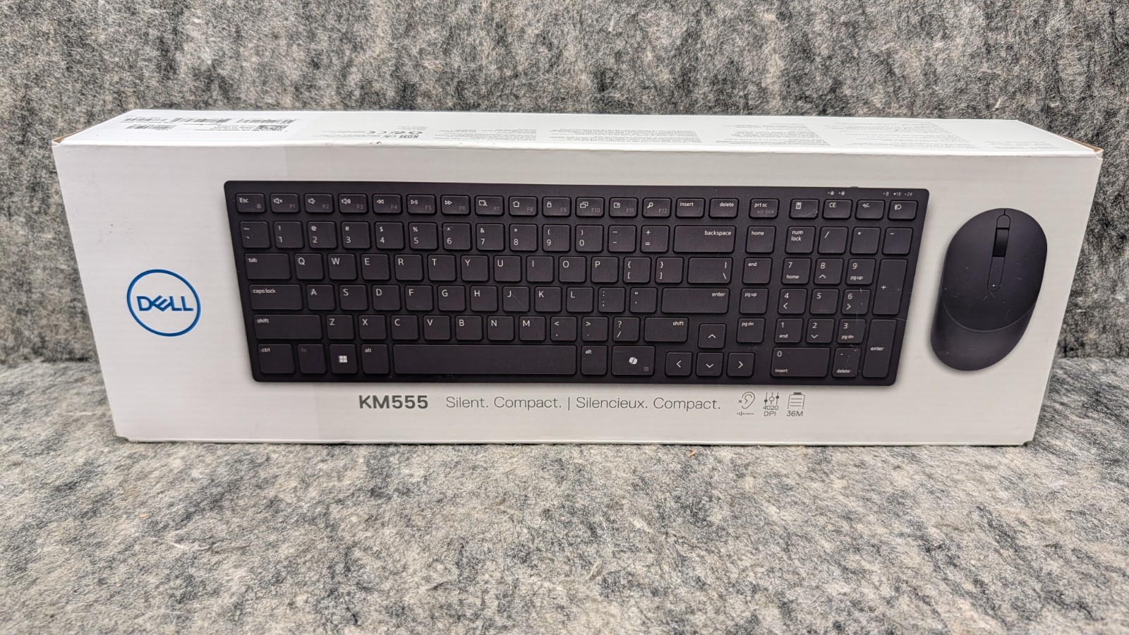 Dell Wireless Bluetooth Keyboard & Mouse Black KM555-BLK-US 🔥New🔥