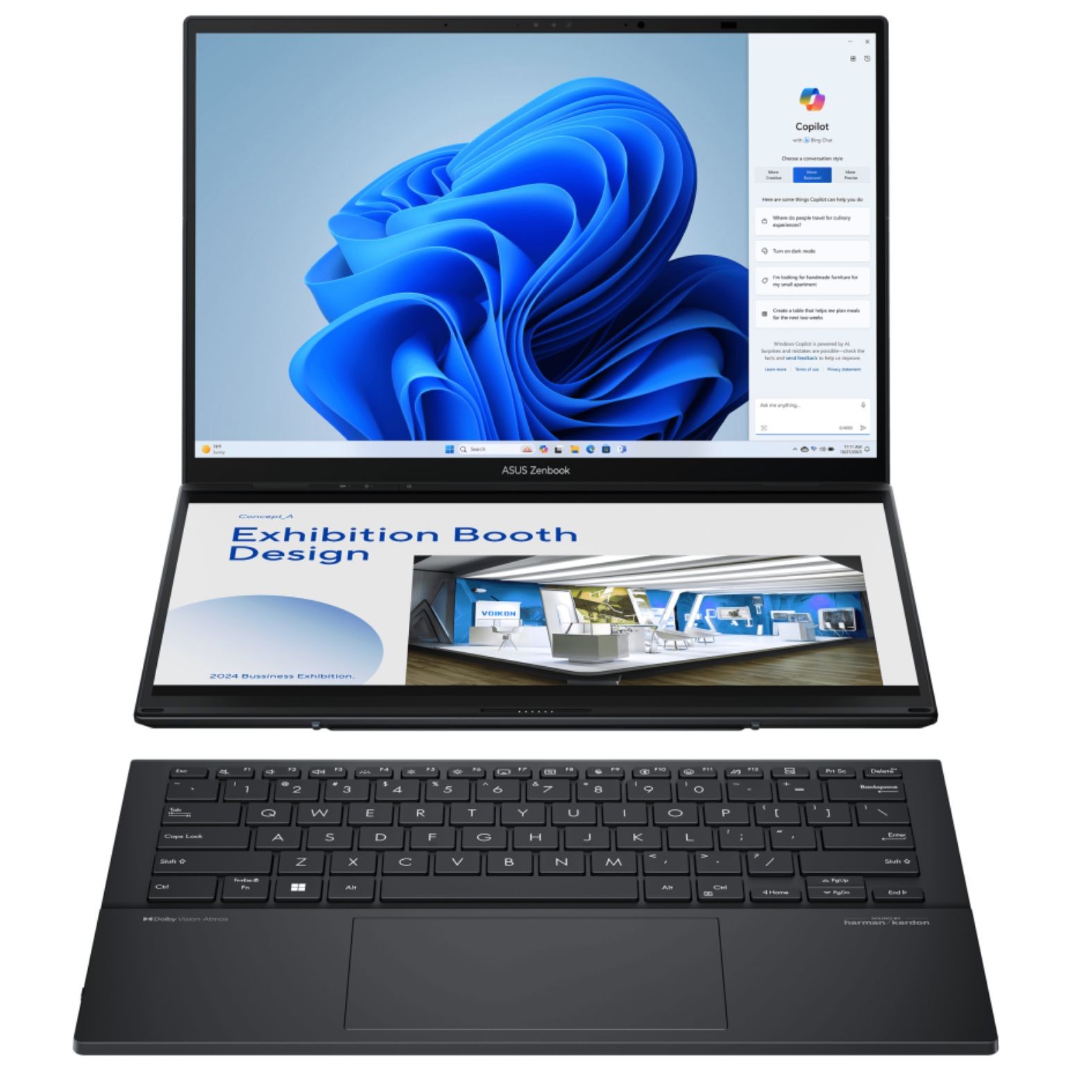 Asus Zenbook DUO 14” FHD OLED Touch Intel Ultra 5 125H 16GB 1TB SSD W11H Laptop