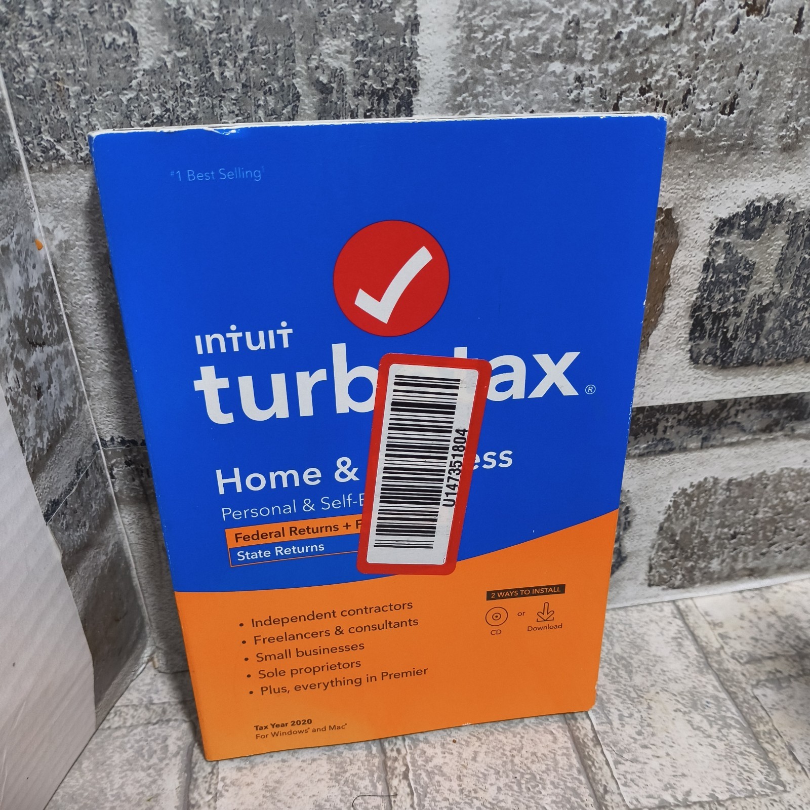 Turbo Tax Home & Business 2020 - Cd