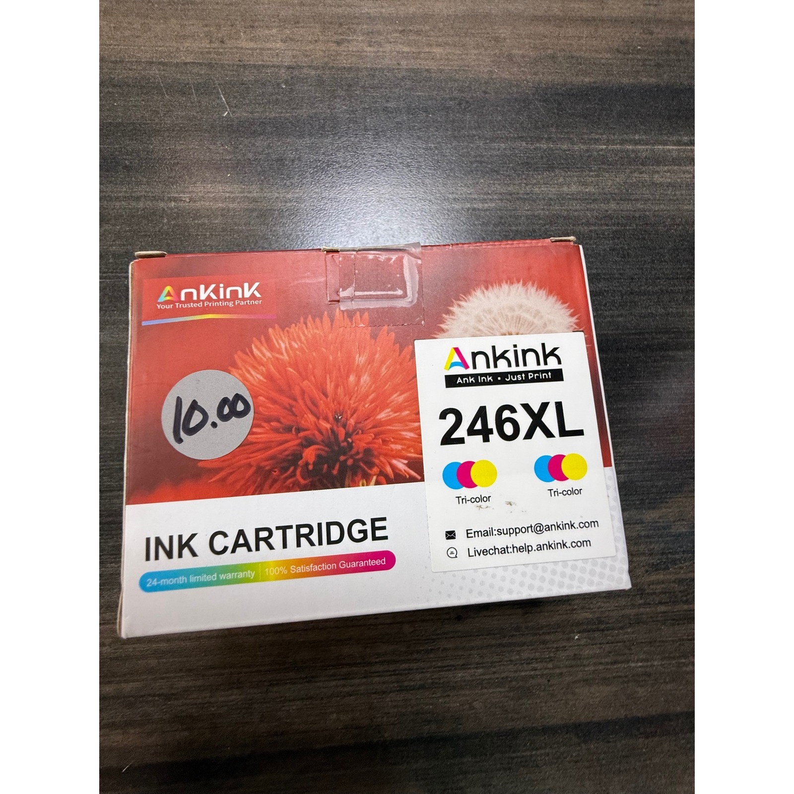 Ankink 246XL Tri-color Ink Cartridge 2-Pack High Yield Replacement Sealed