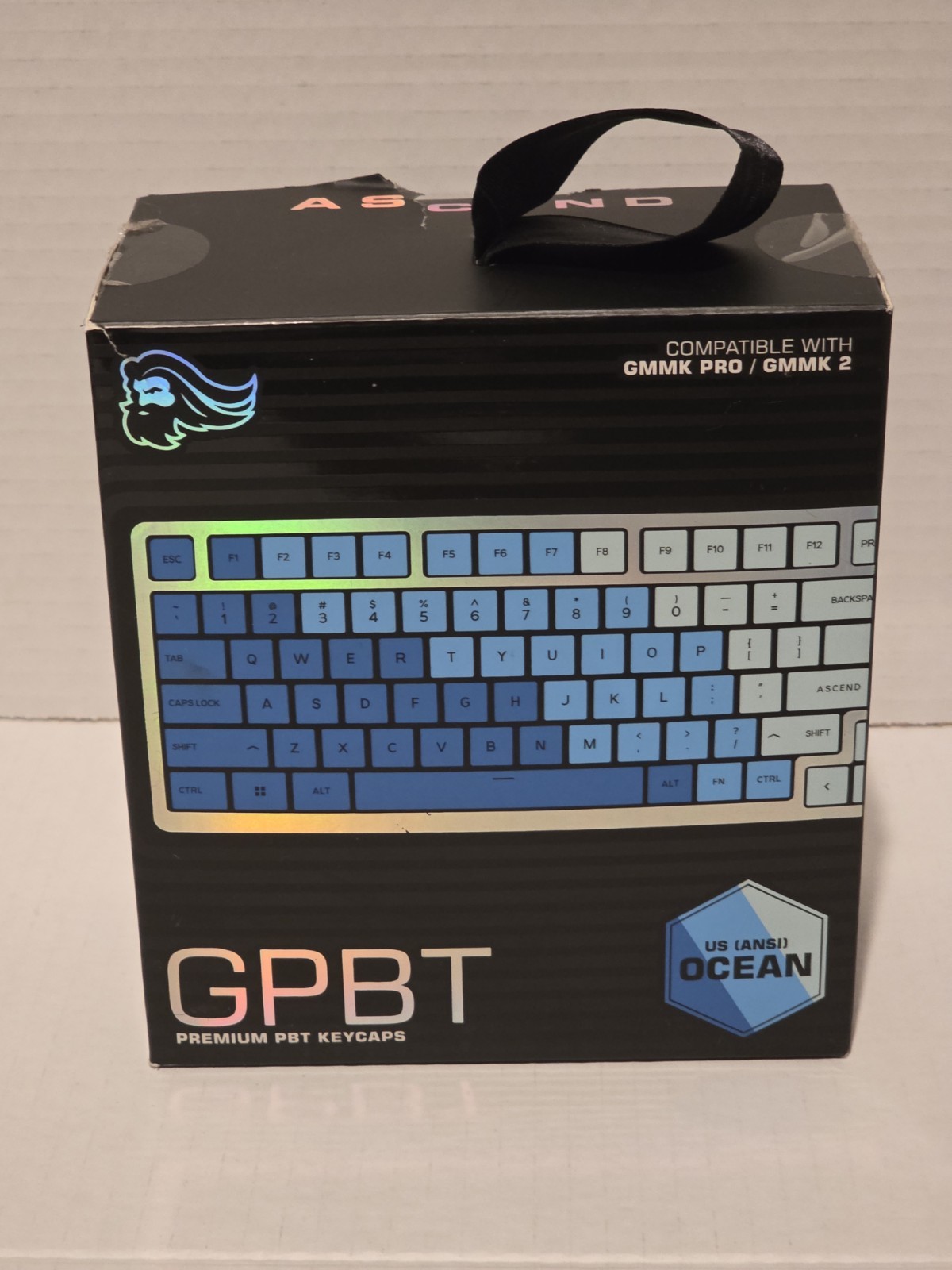 Glorious GPBT ANSI Mechanical Keyboard Keycaps (Ocean) GLO-KC-GPBT-CO